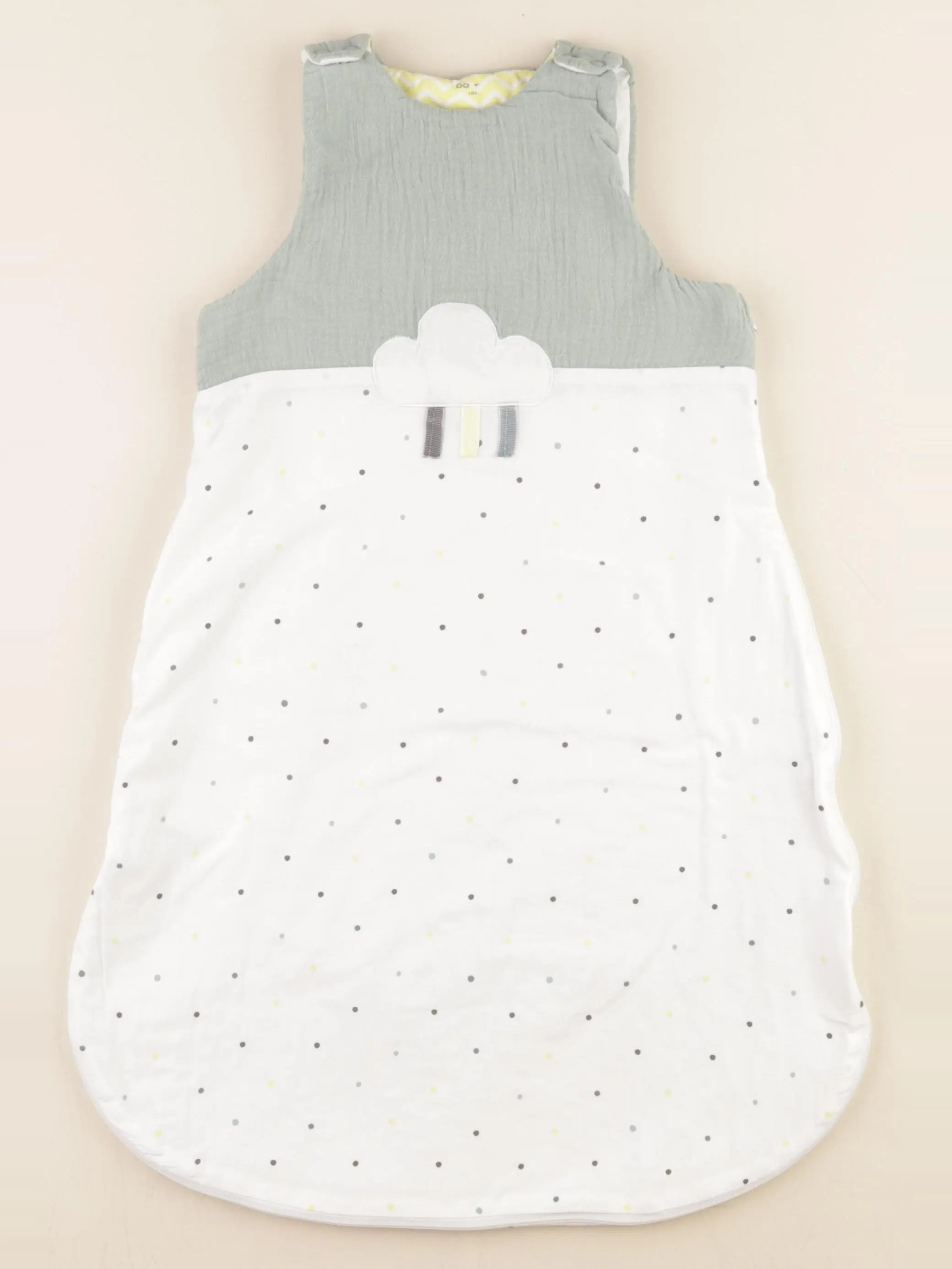 Vertbaudet - gigoteuse TOG 2 blanc, vert - 0/6 mois