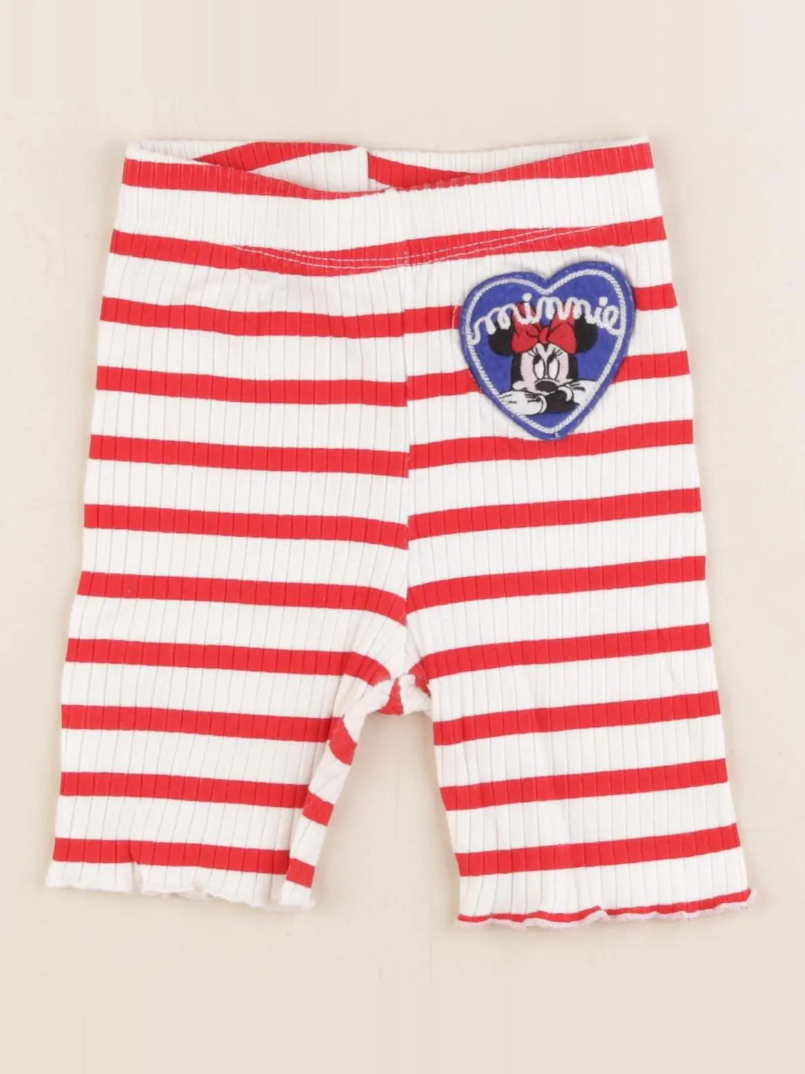 Zara - short blanc, rouge - 5 ans