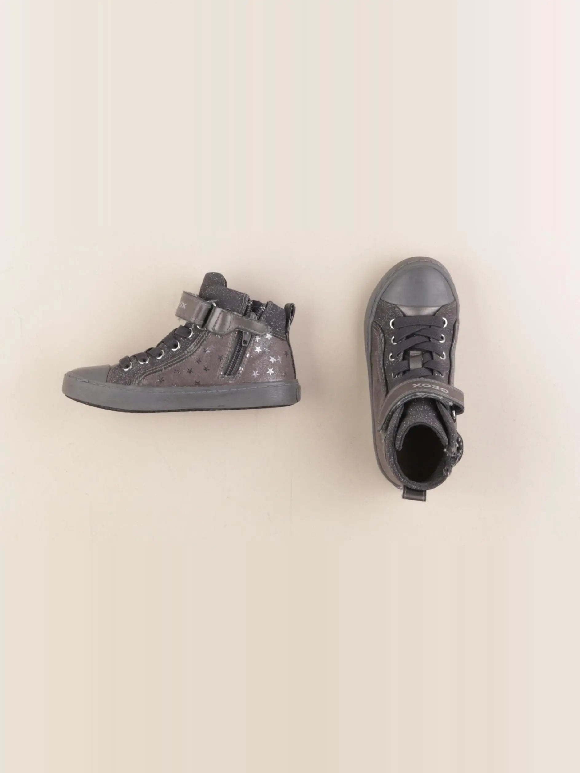 Geox - boots gris, argent - pointure 28