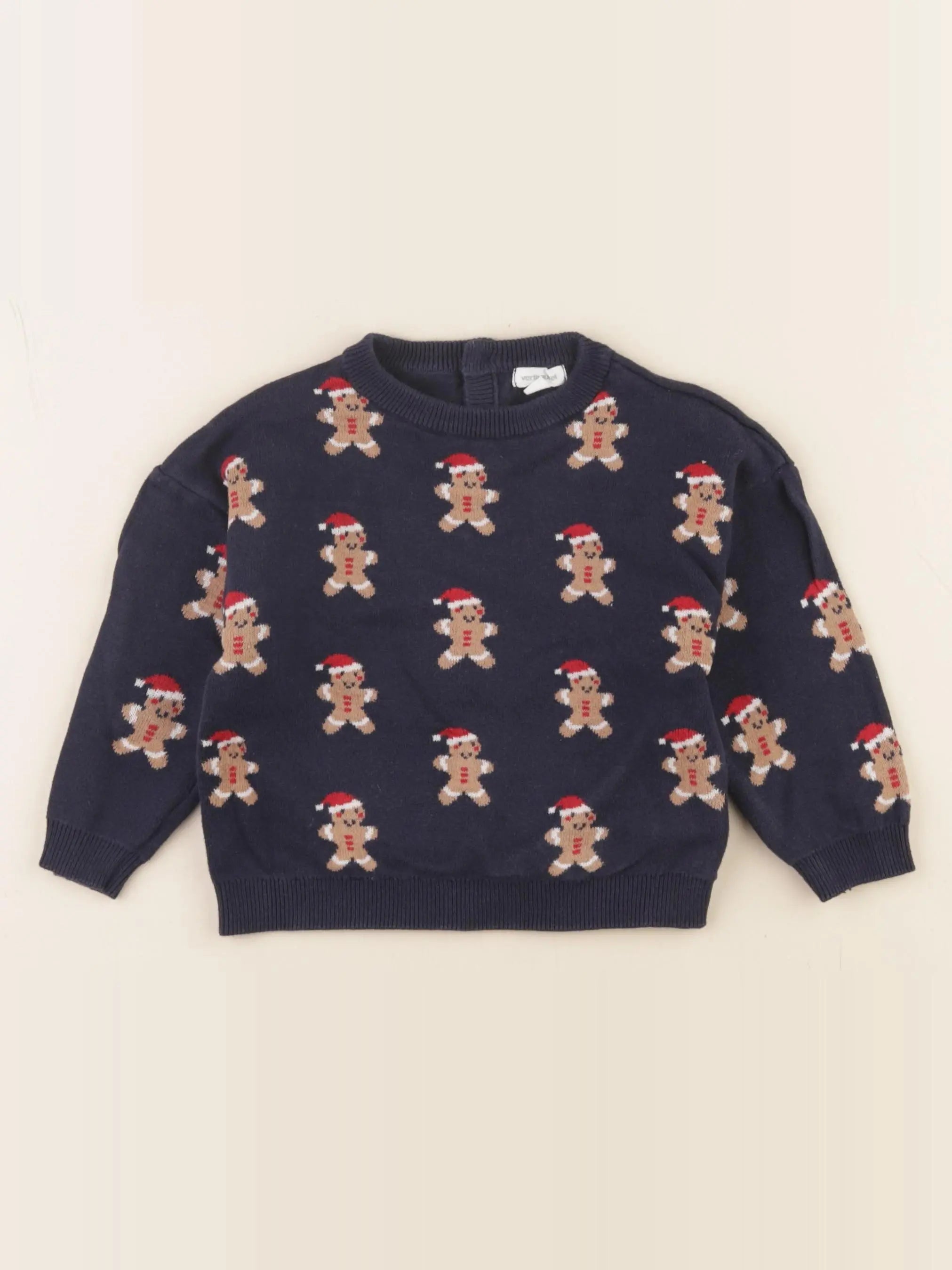 Vertbaudet - pull multicolore - 24 mois