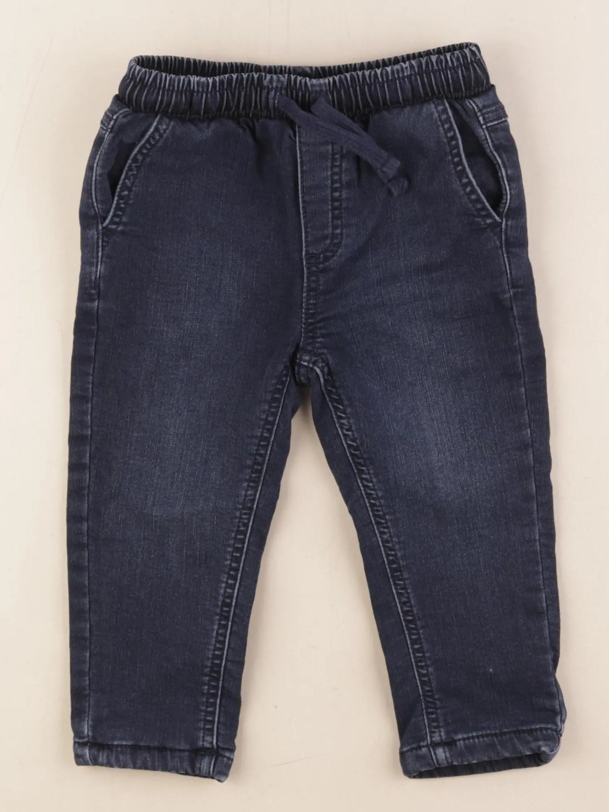 Vertbaudet - jean doublé bleu - 2 ans