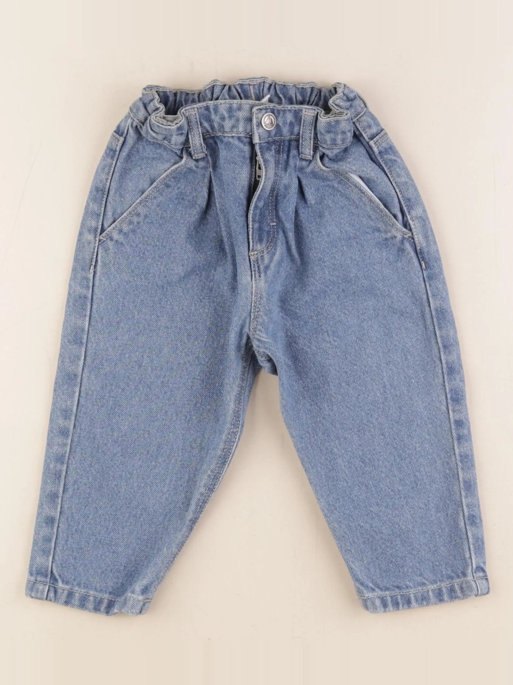 Petit Bateau - jean bleu - 24 mois