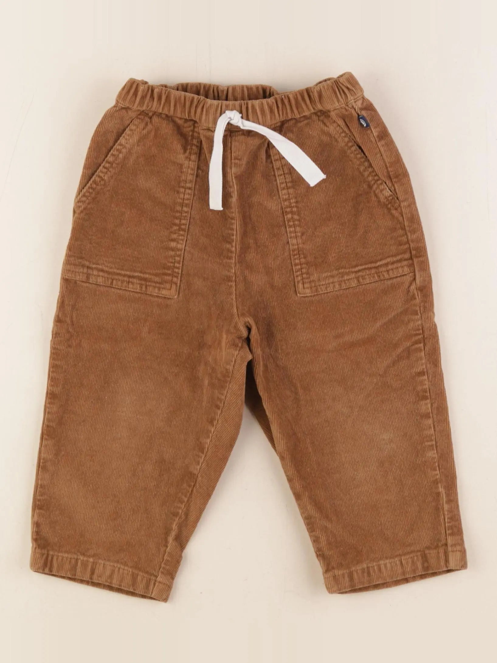 Petit Bateau - pantalon marron - 24 mois