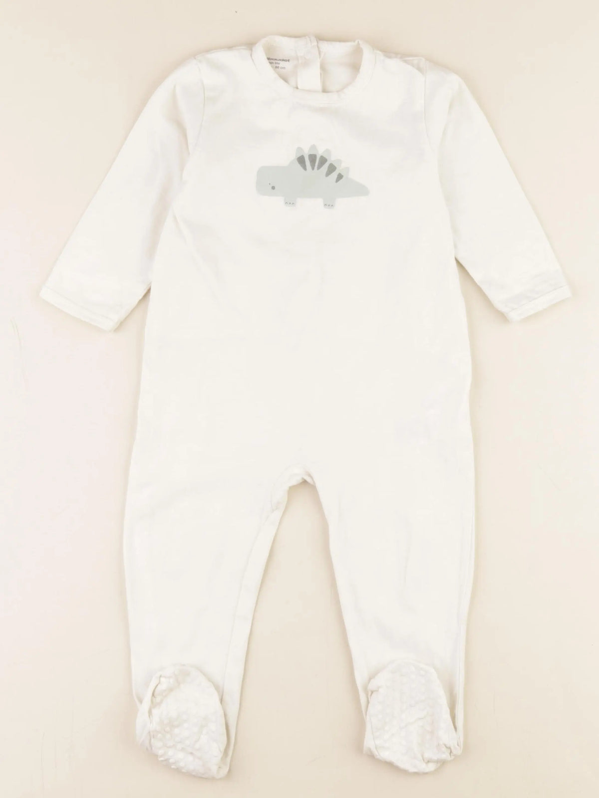 Vertbaudet - pyjama coton blanc - 24 mois