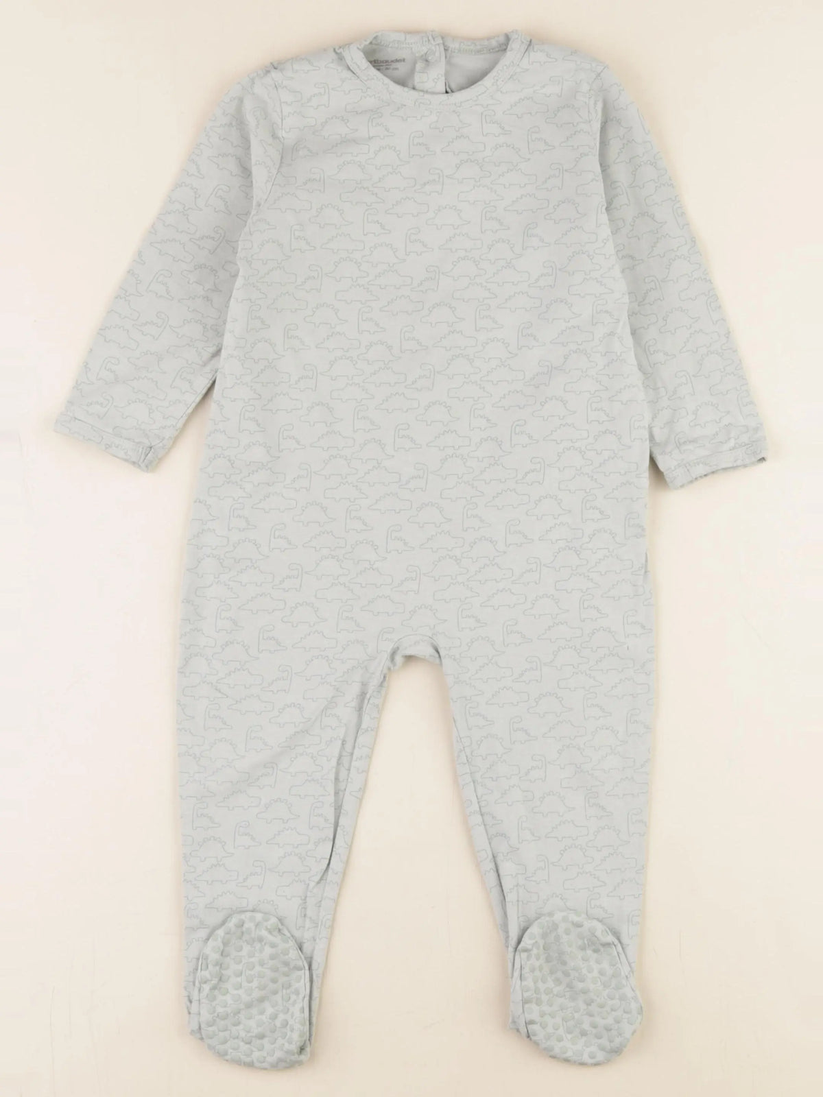 Vertbaudet - pyjama coton vert - 24 mois