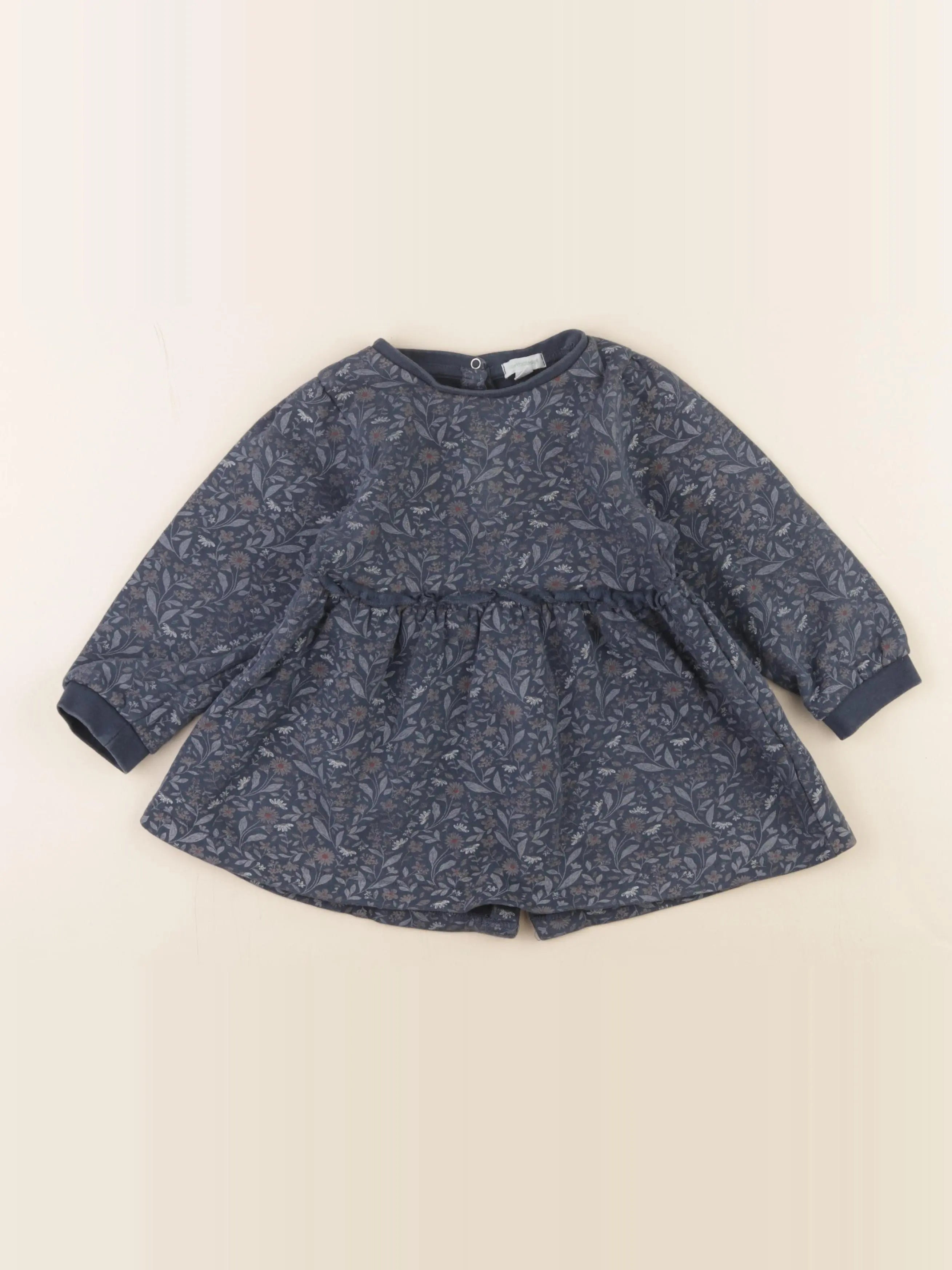 Vertbaudet - robe bleu - 36 mois