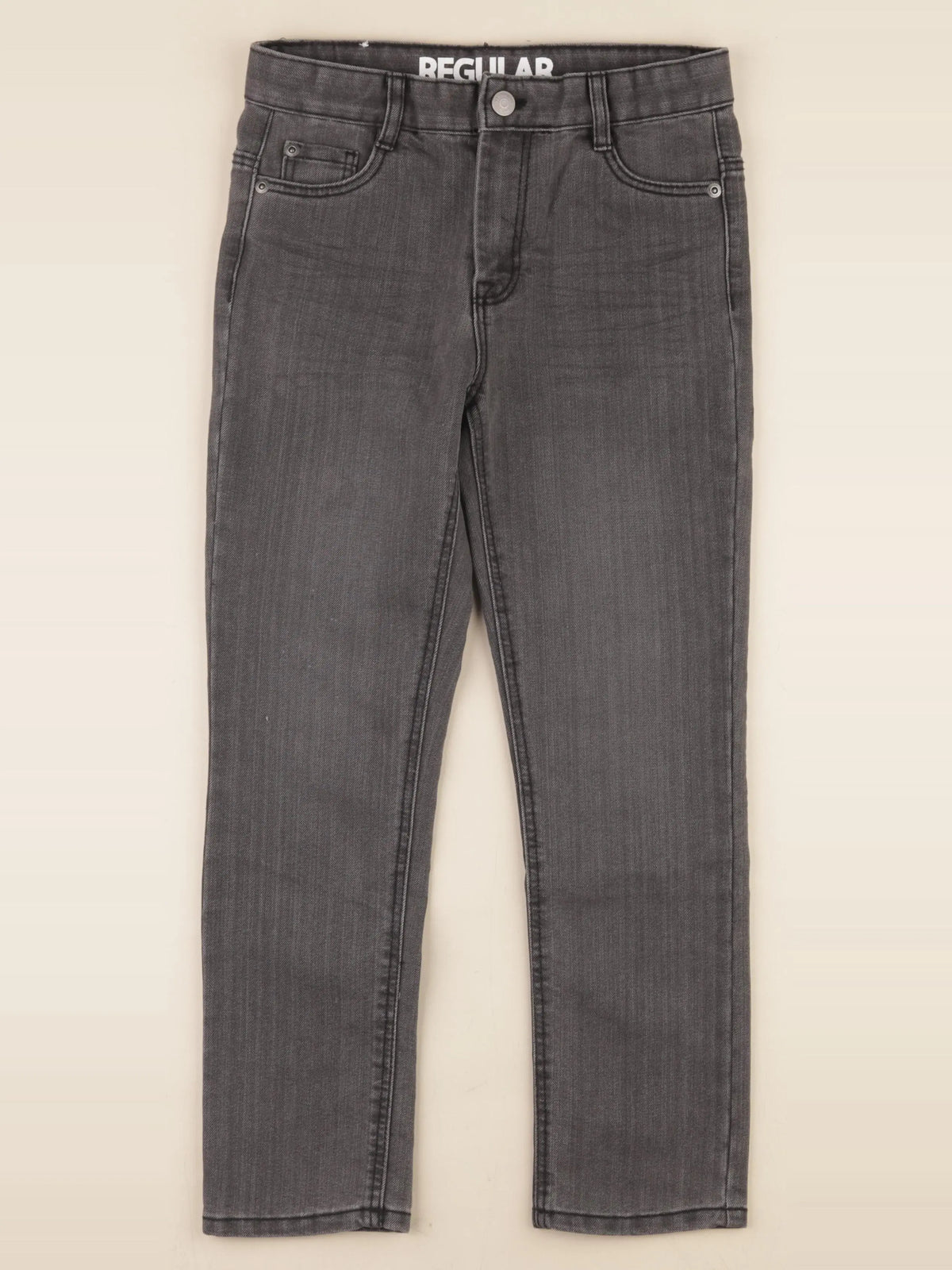 Vertbaudet - jean gris - 9 ans