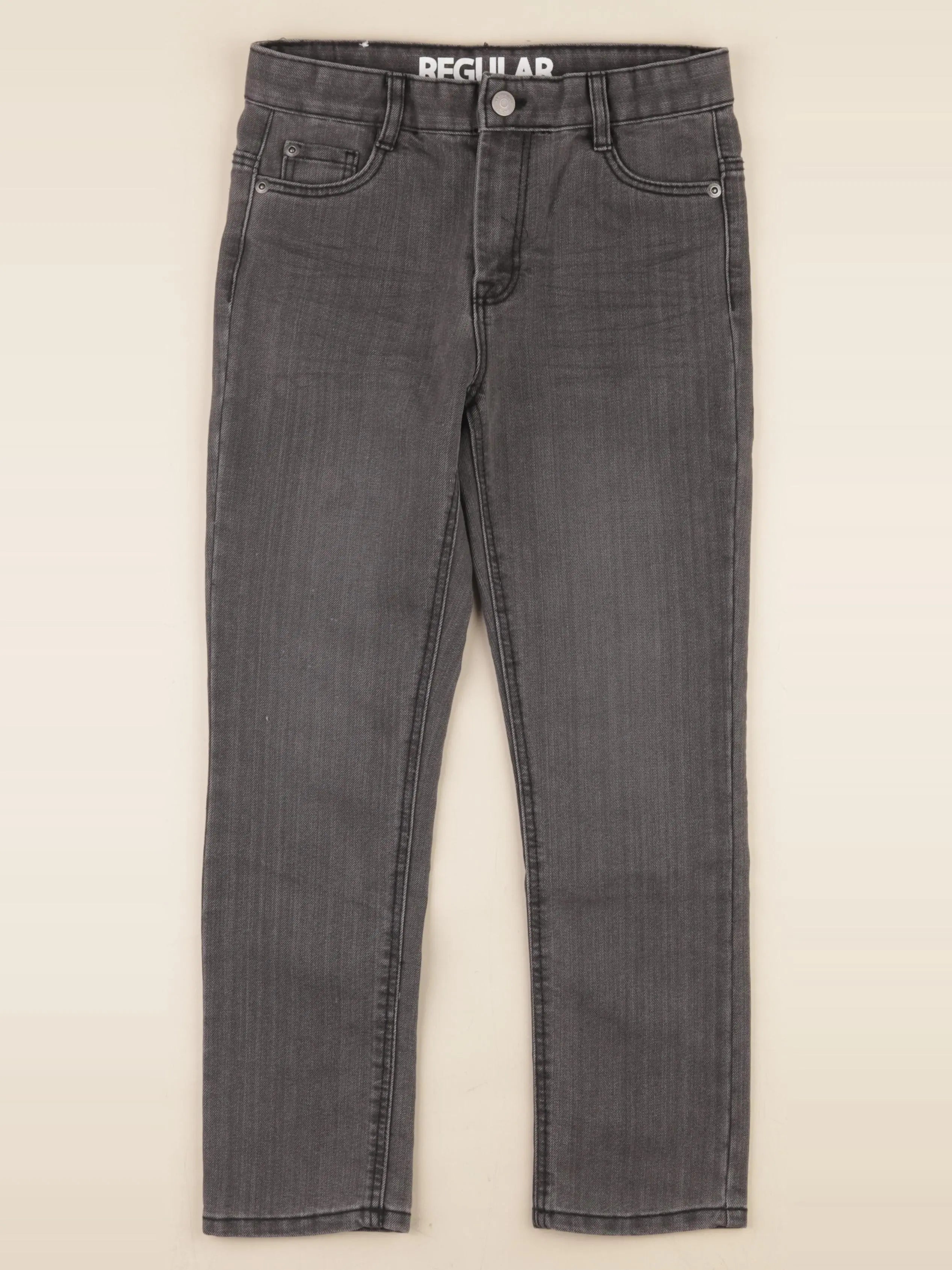 Vertbaudet - jean gris - 9 ans