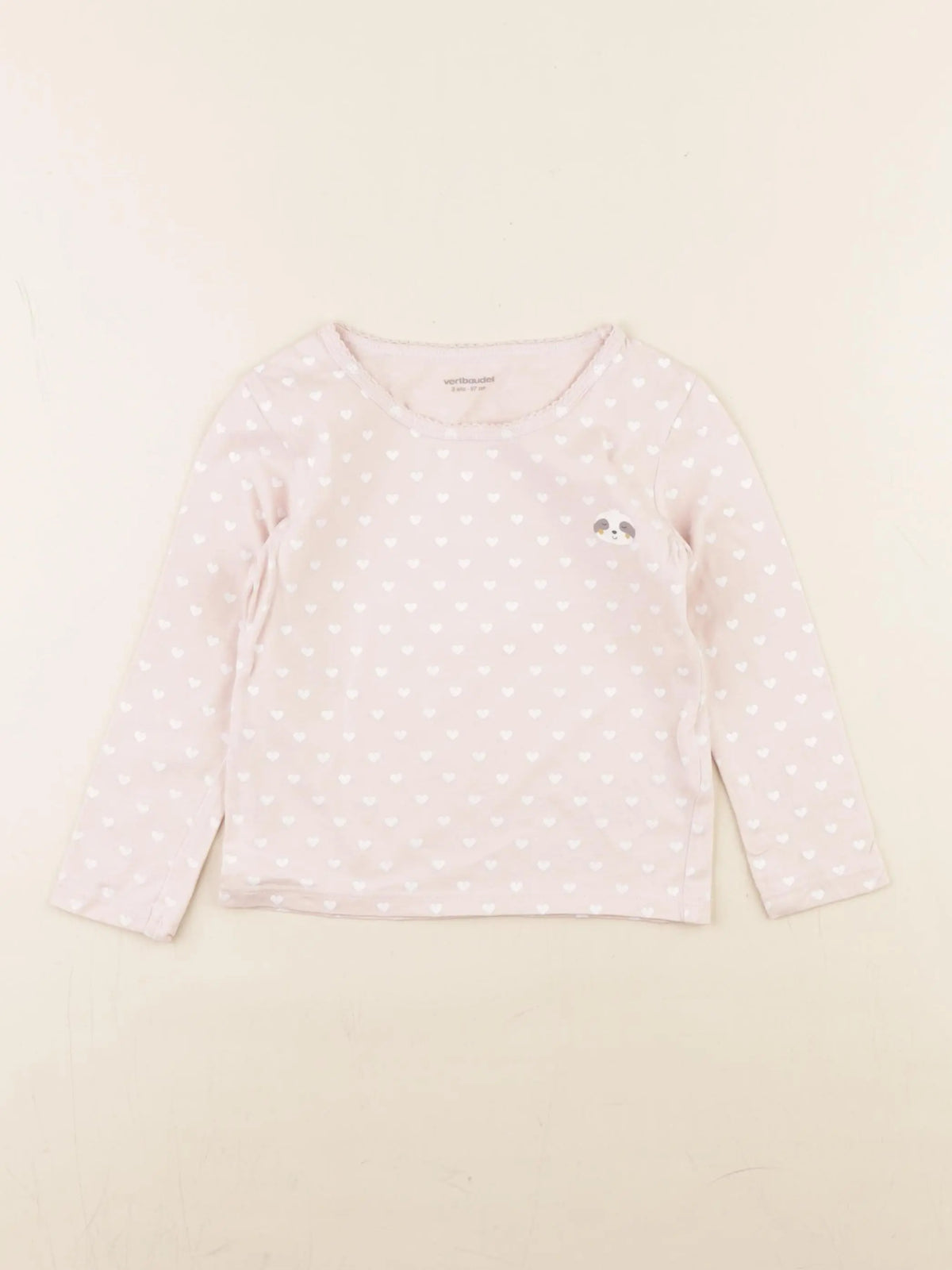 Vertbaudet - maillot de corps rose - 3 ans