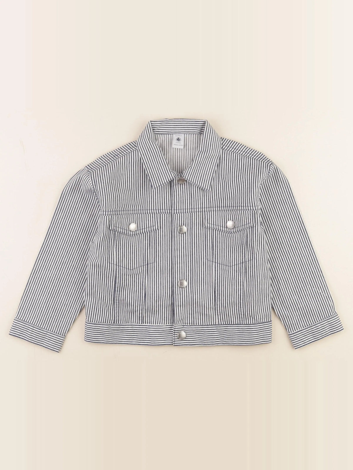 Petit Bateau - veste blanc, bleu - 6 ans