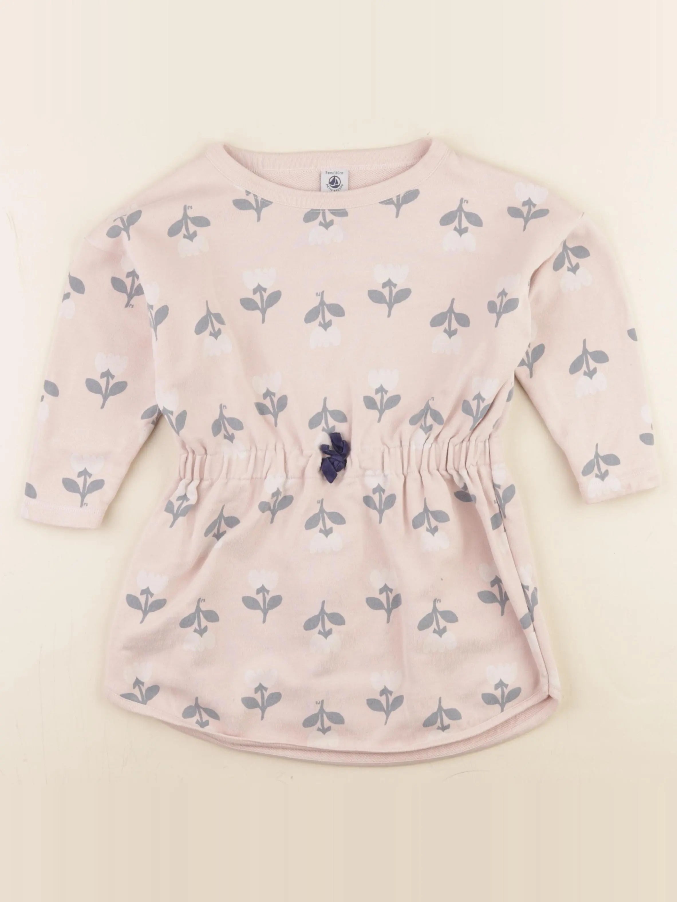 Petit Bateau - robe rose - 5 ans