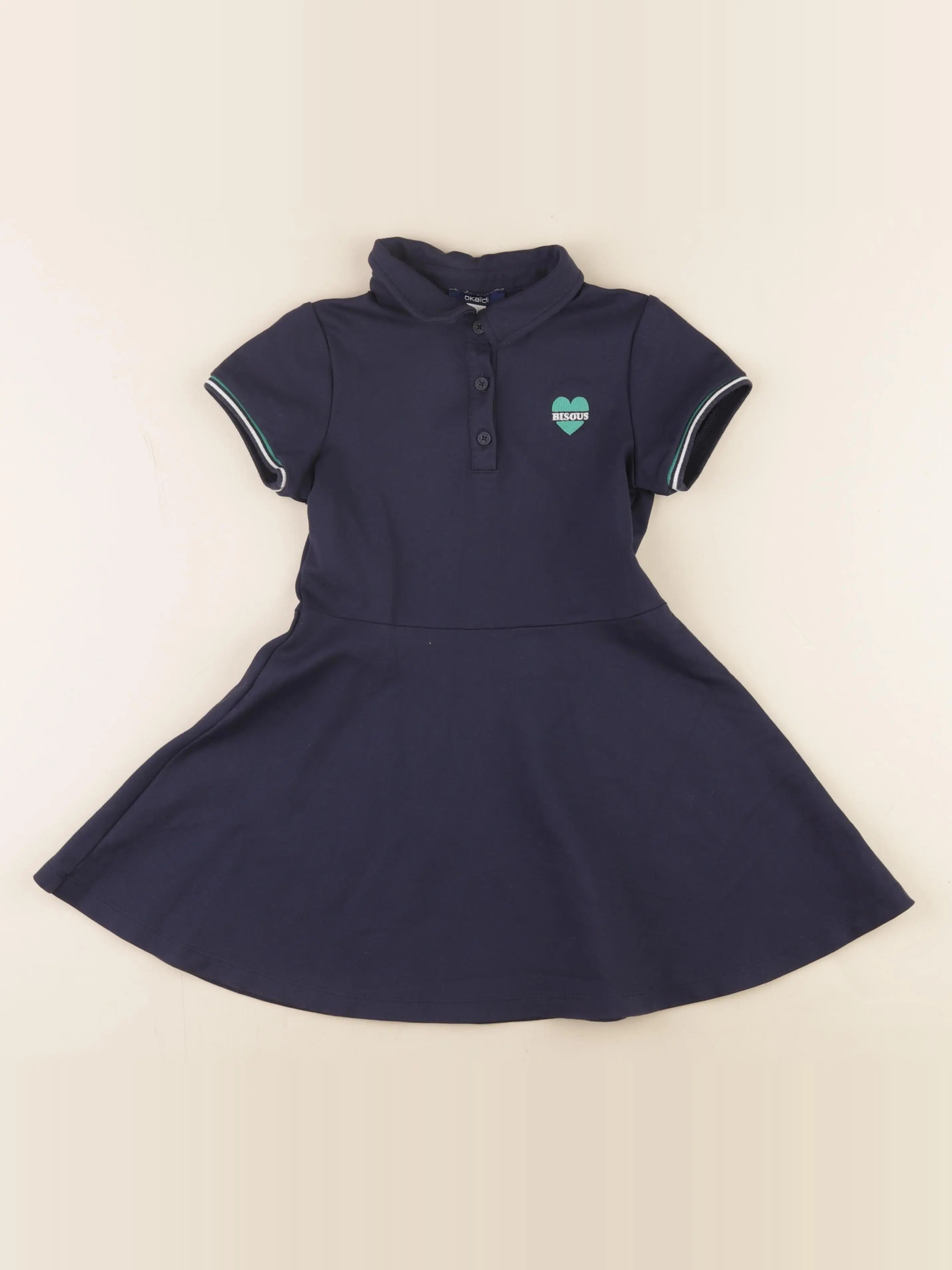 Okaidi - robe bleu - 6 ans