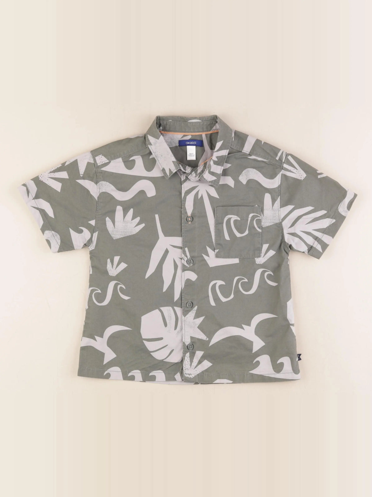 Okaidi - chemise vert - 5 ans