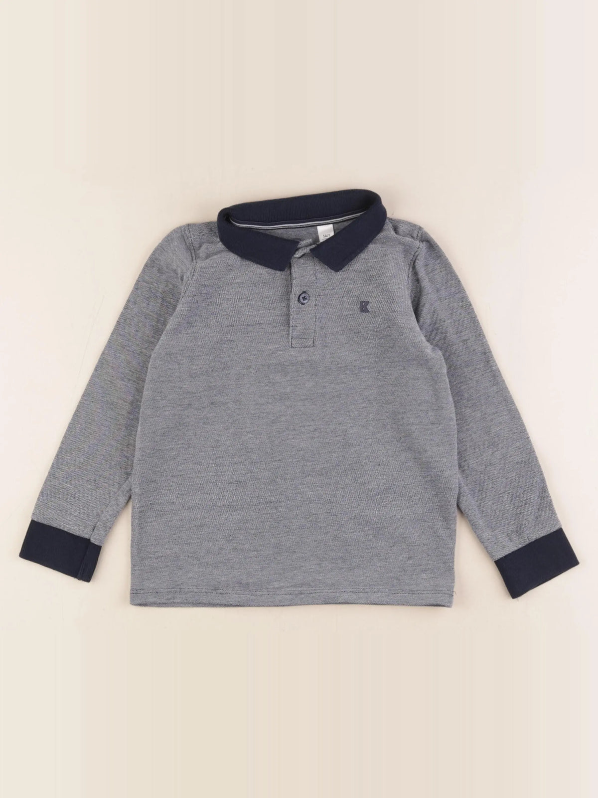 Okaidi - polo bleu - 5 ans