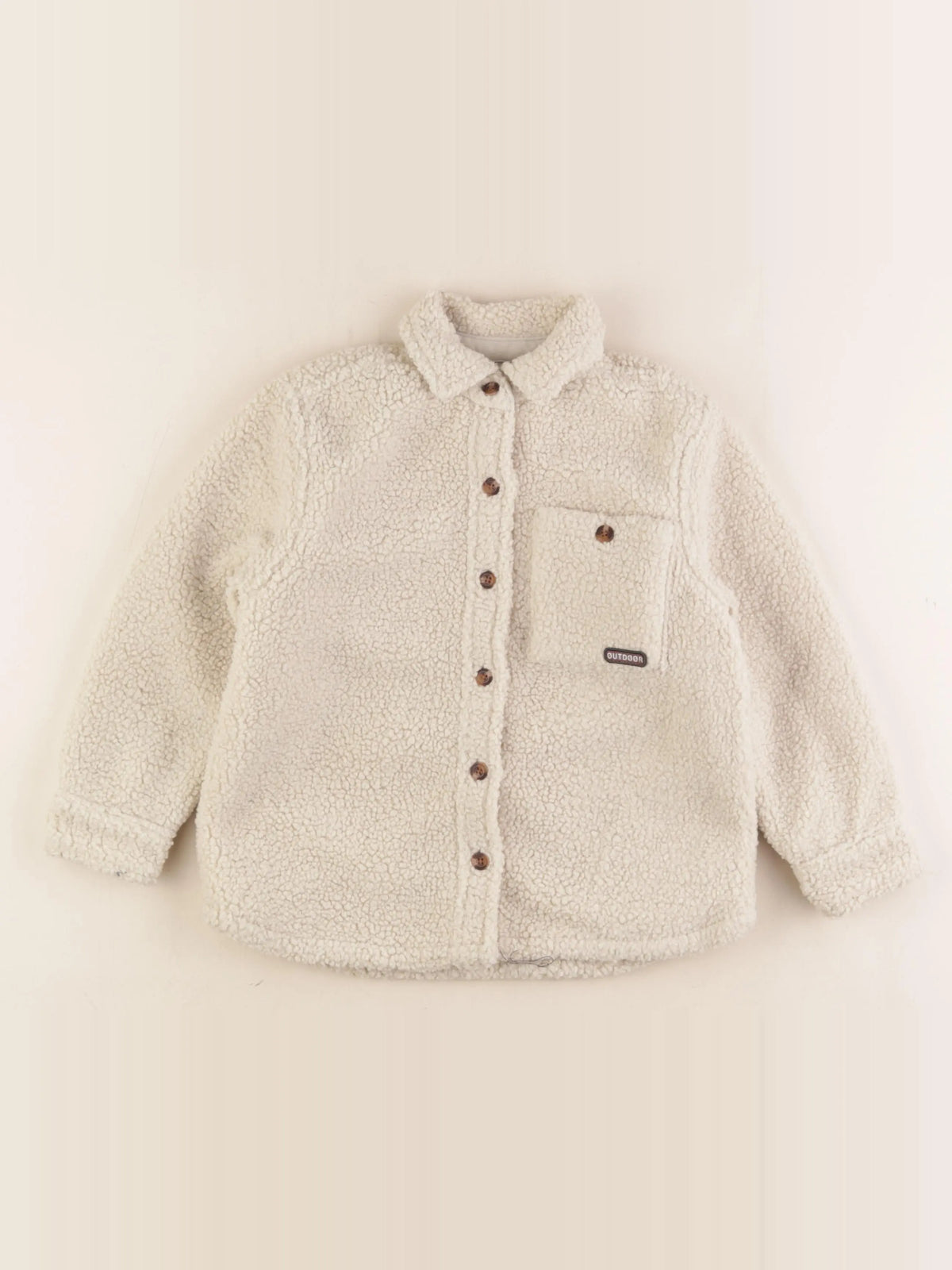 Vertbaudet - veste beige - 6 ans