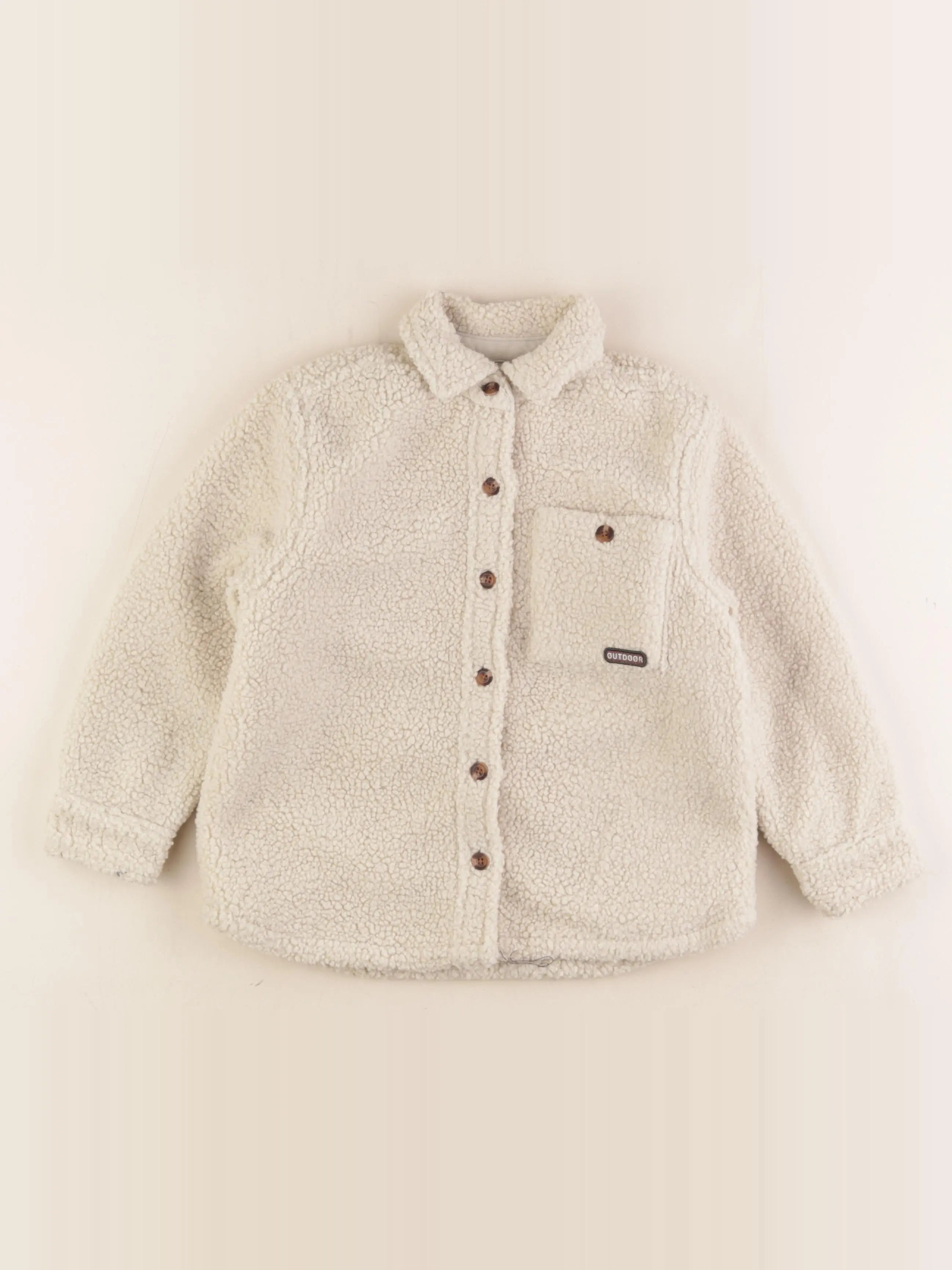 Vertbaudet - veste beige - 6 ans