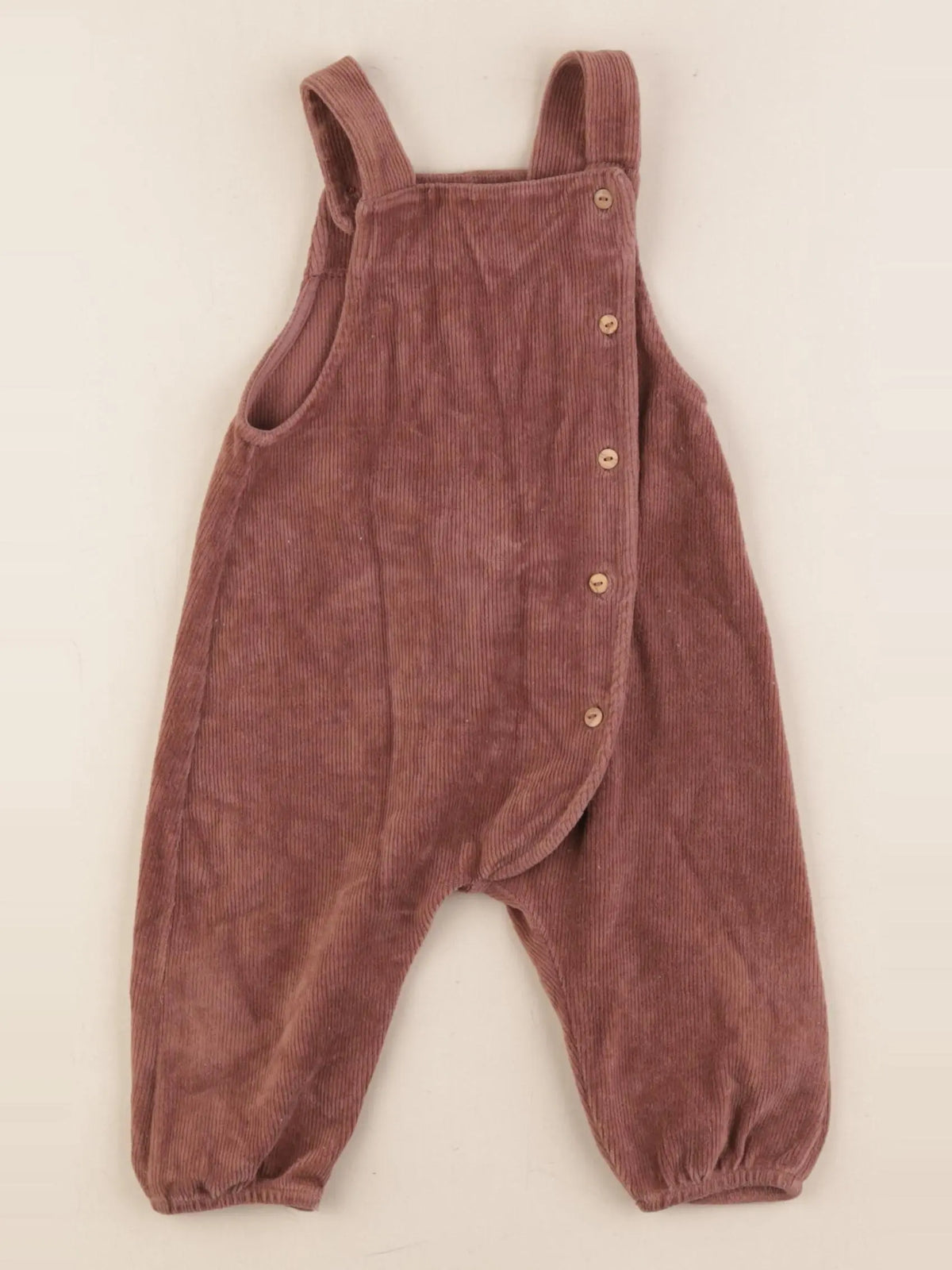 Zara - salopette marron - 6/9 mois