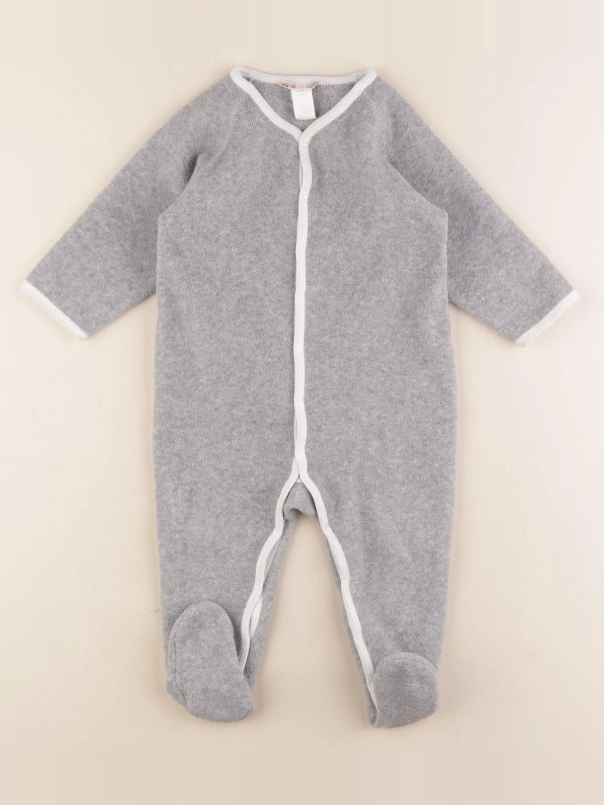 Bonpoint - sur-pyjama gris - 18 mois