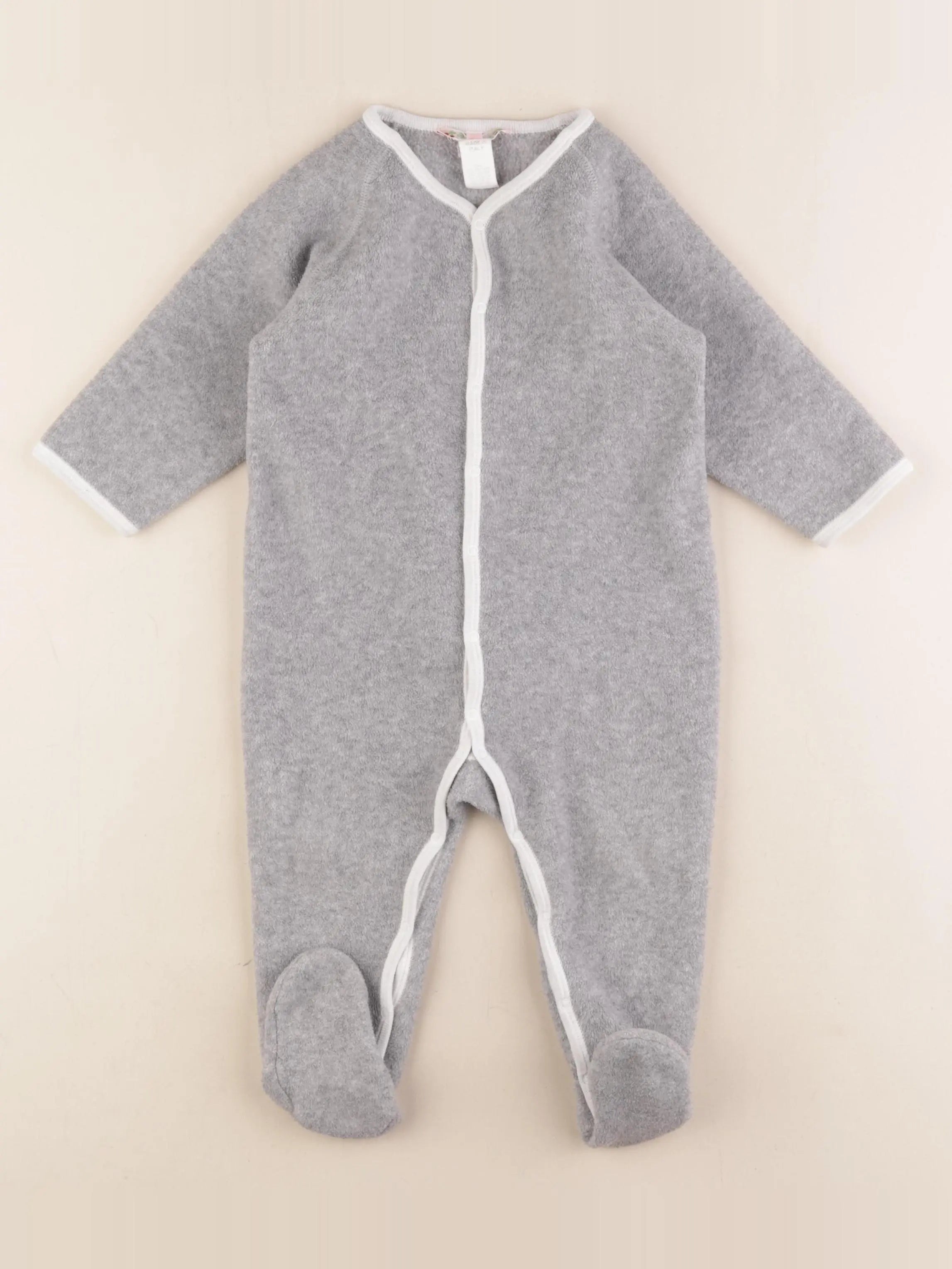 Bonpoint - sur-pyjama gris - 18 mois