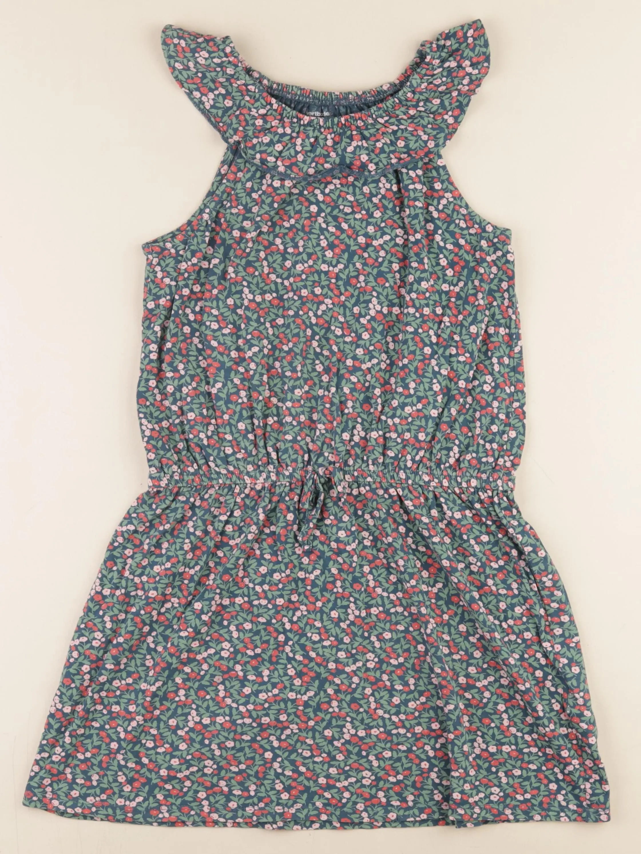 Vertbaudet - robe vert - 10 ans