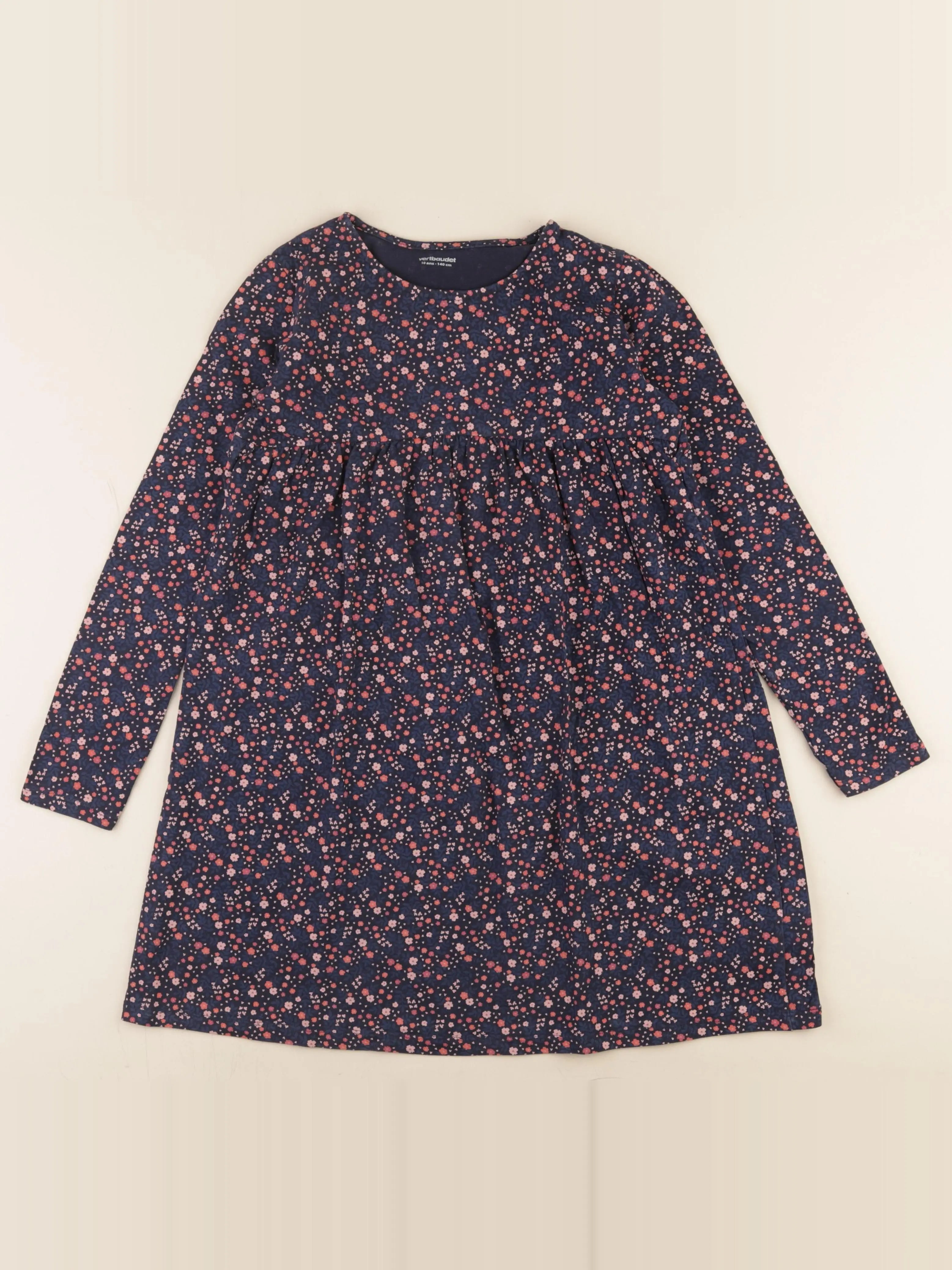 Vertbaudet - robe multicolore - 10 ans