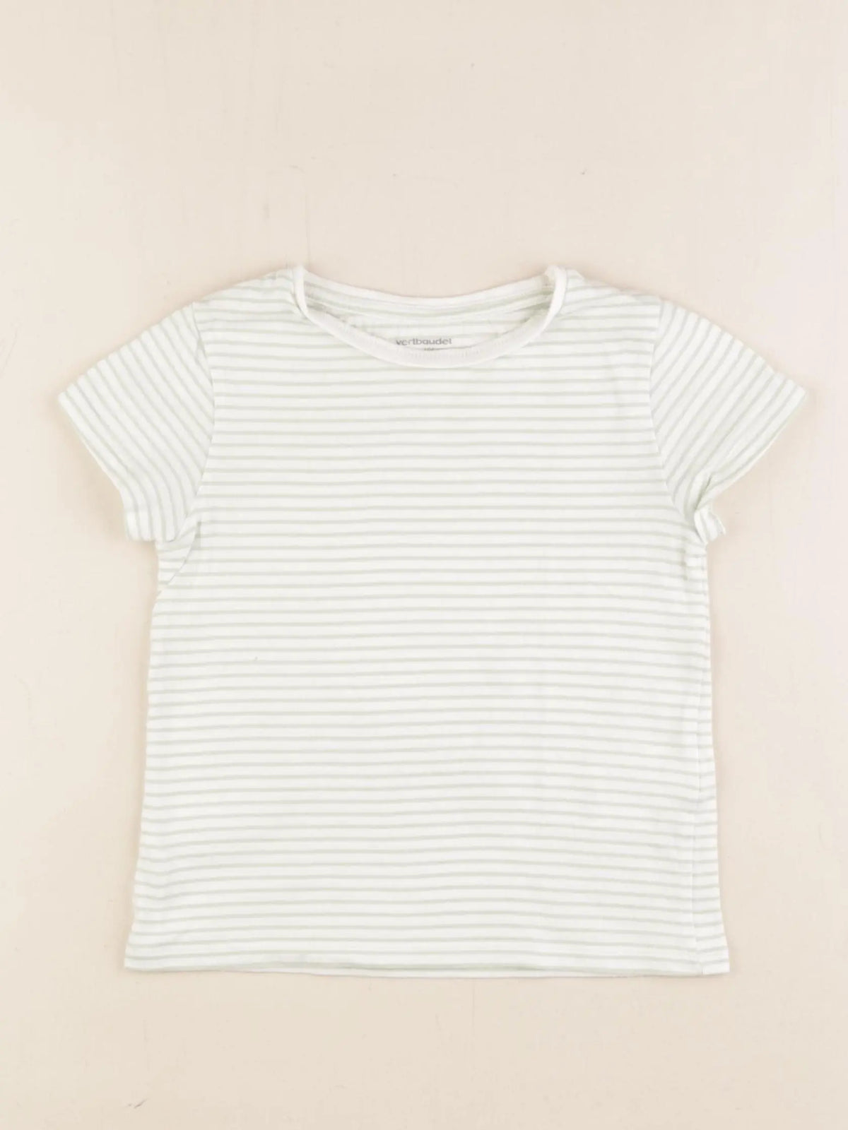 Vertbaudet - tee-shirt vert - 4 ans