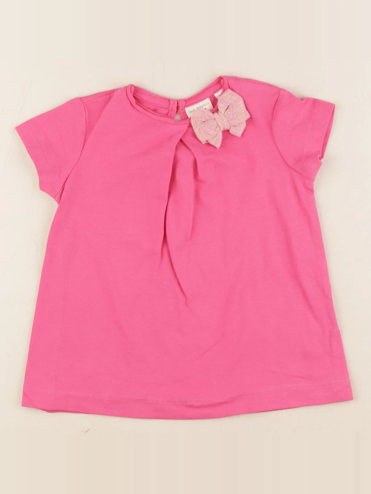 Zara - tee-shirt rose - 2/3 ans