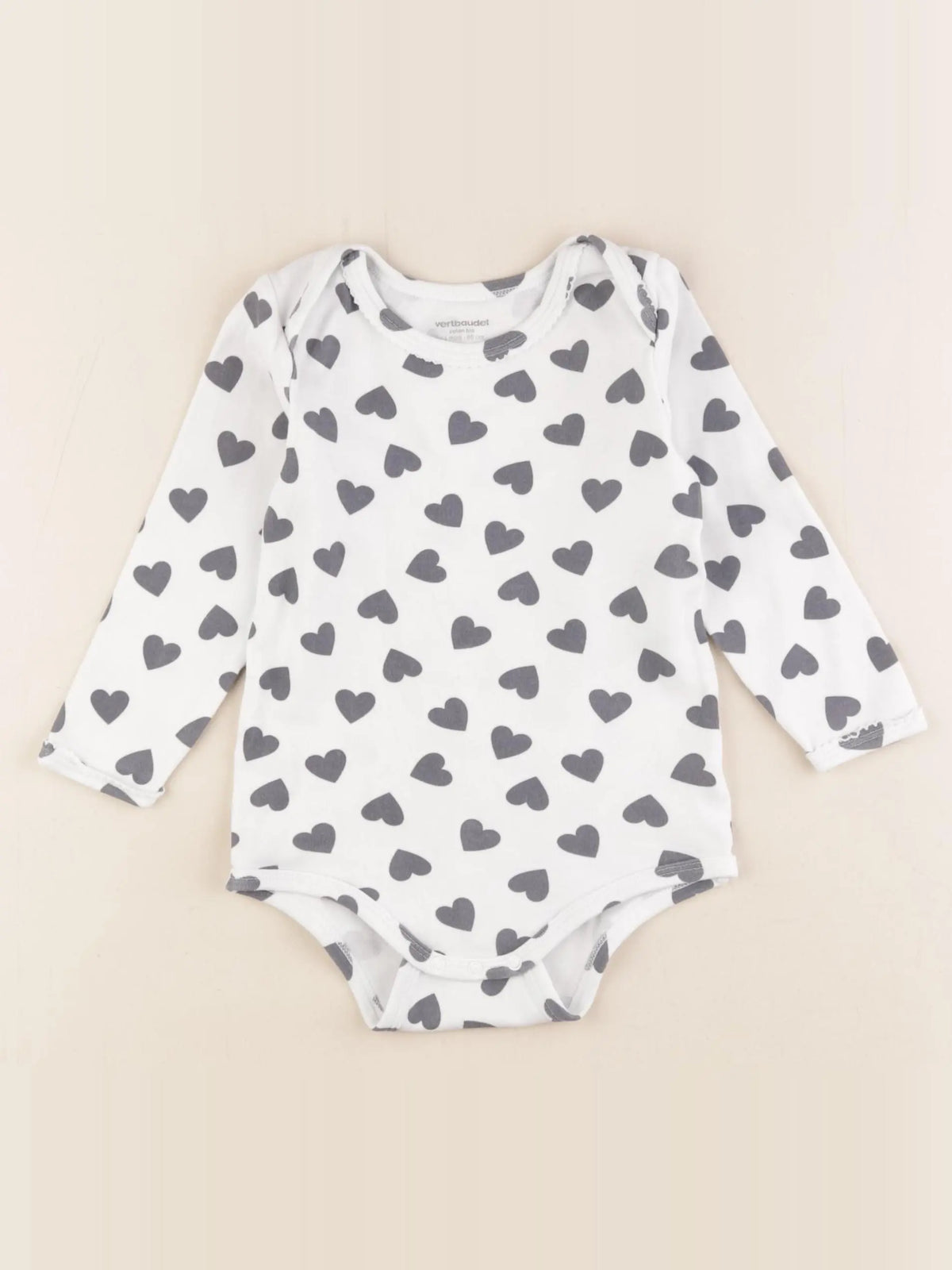 Vertbaudet - body blanc - 24 mois