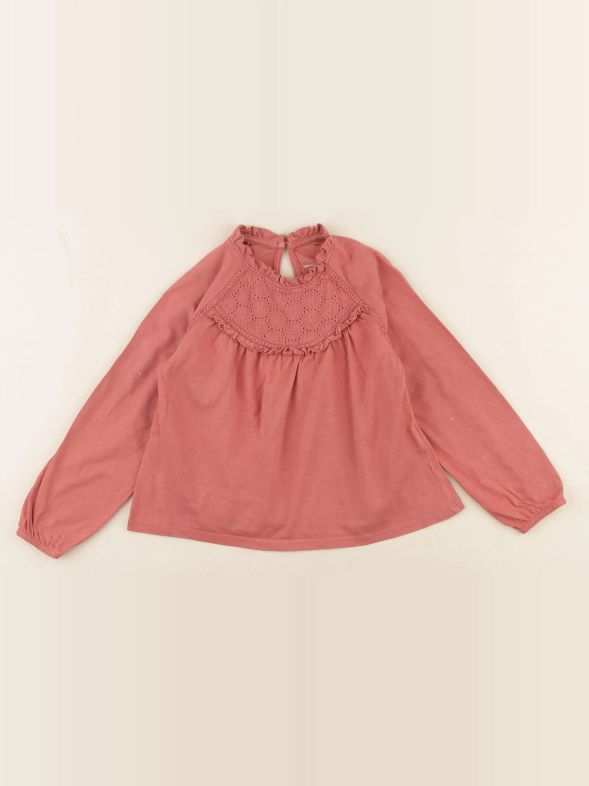 Vertbaudet - tee-shirt rose - 4 ans