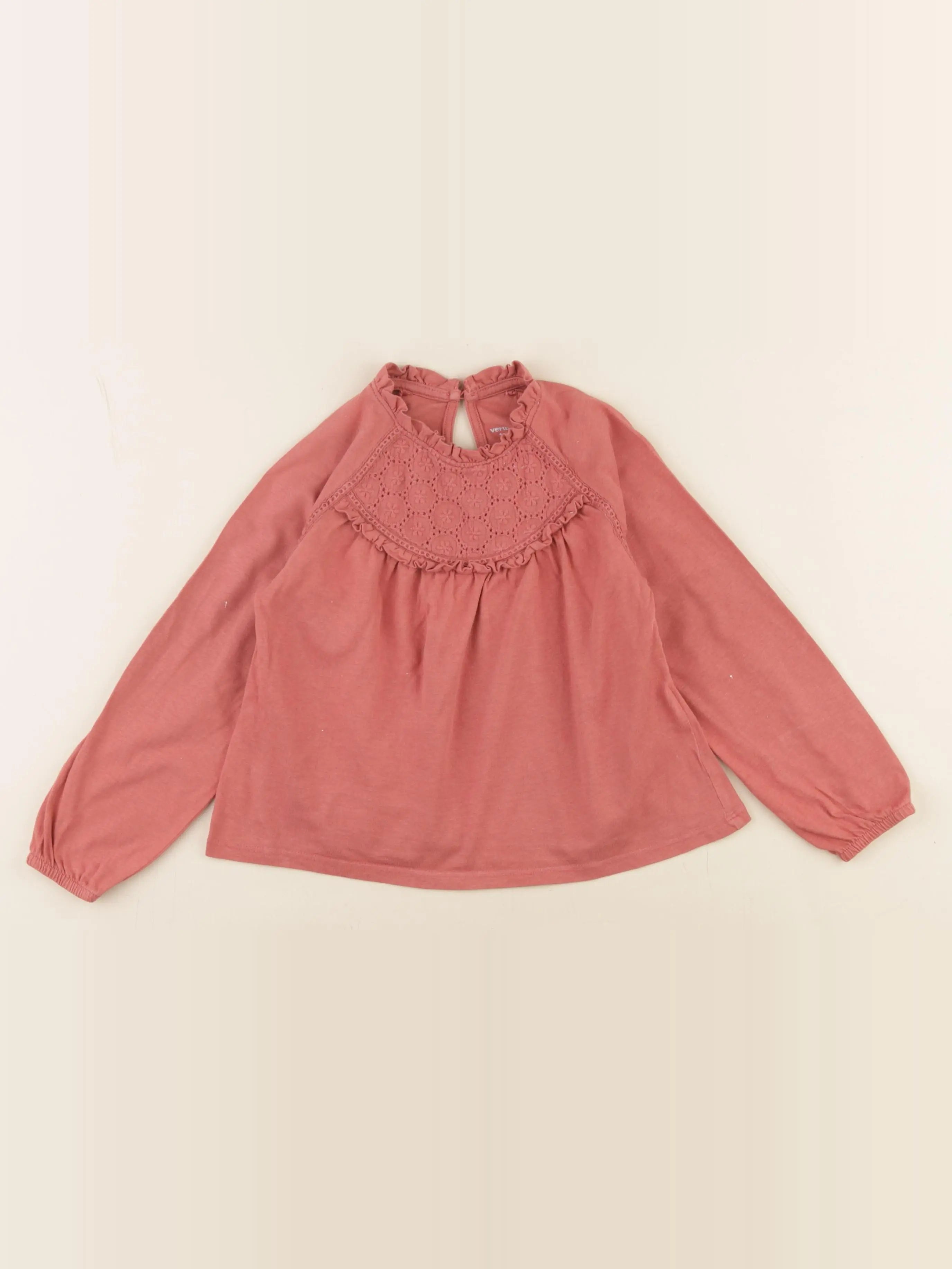 Vertbaudet - tee-shirt rose - 4 ans