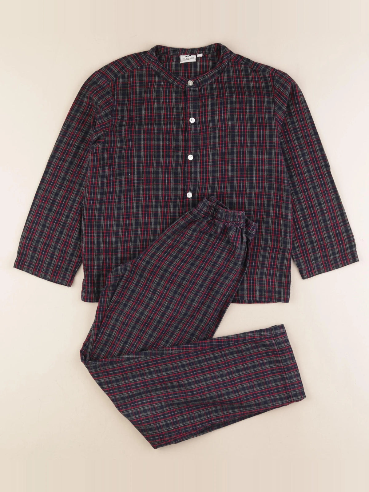 Cyrillus - pyjama coton bleu - 10 ans