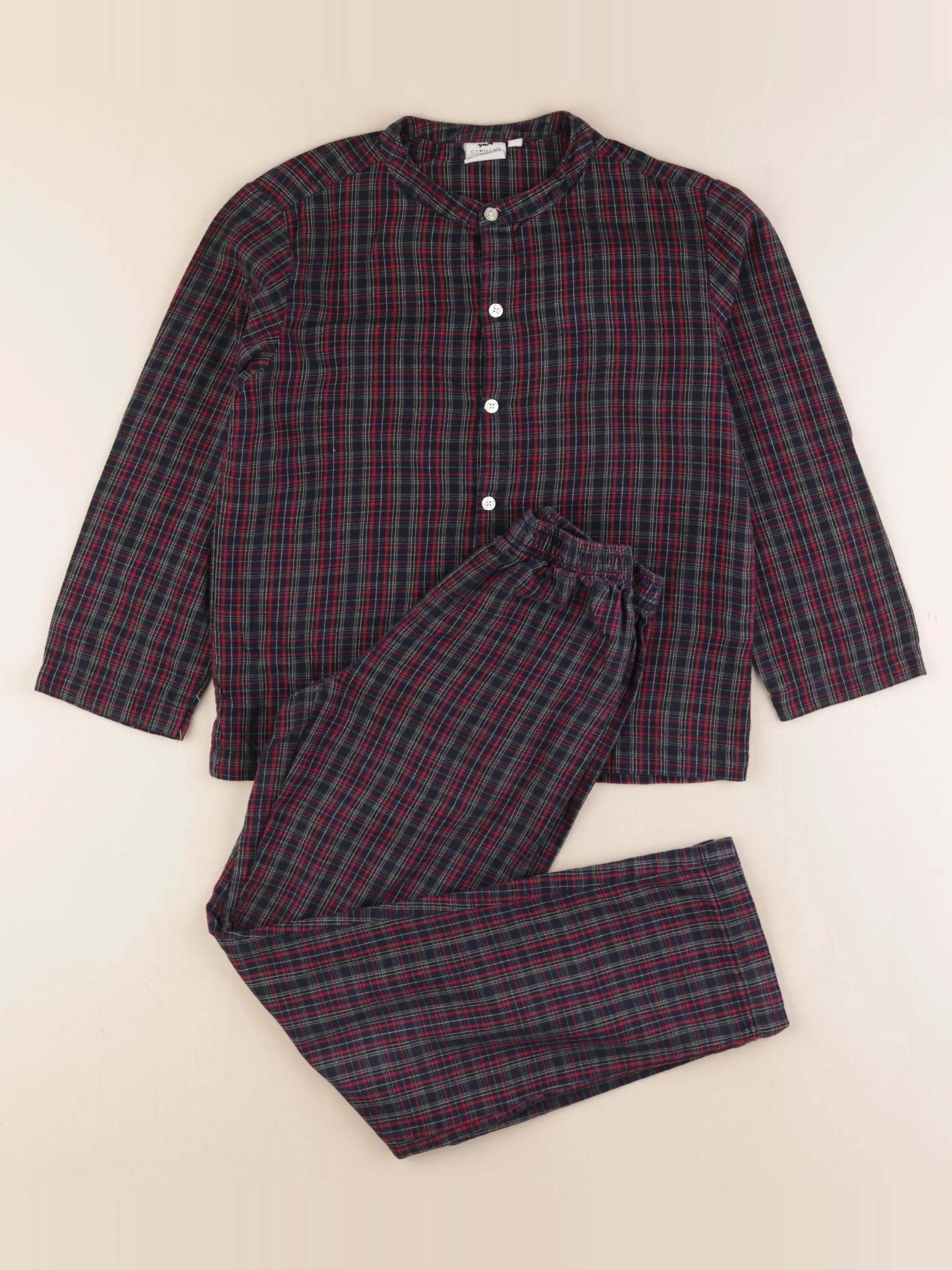 Cyrillus - pyjama coton bleu - 10 ans