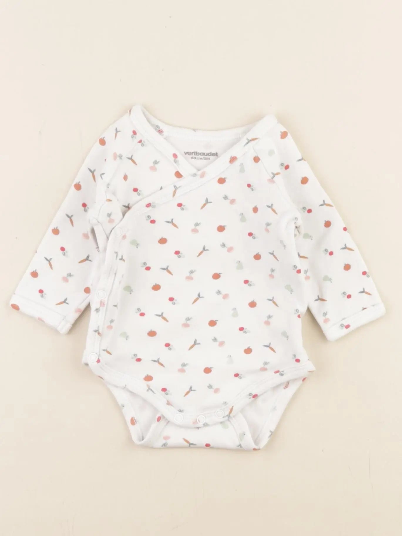 Vertbaudet - body blanc - 3 mois