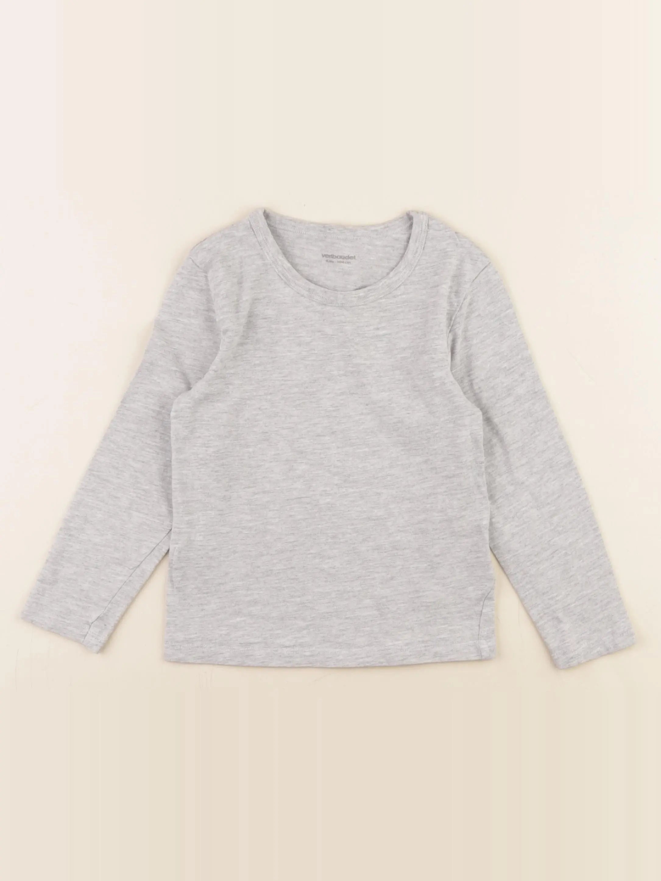 Vertbaudet - maillot de corps gris - 4 ans