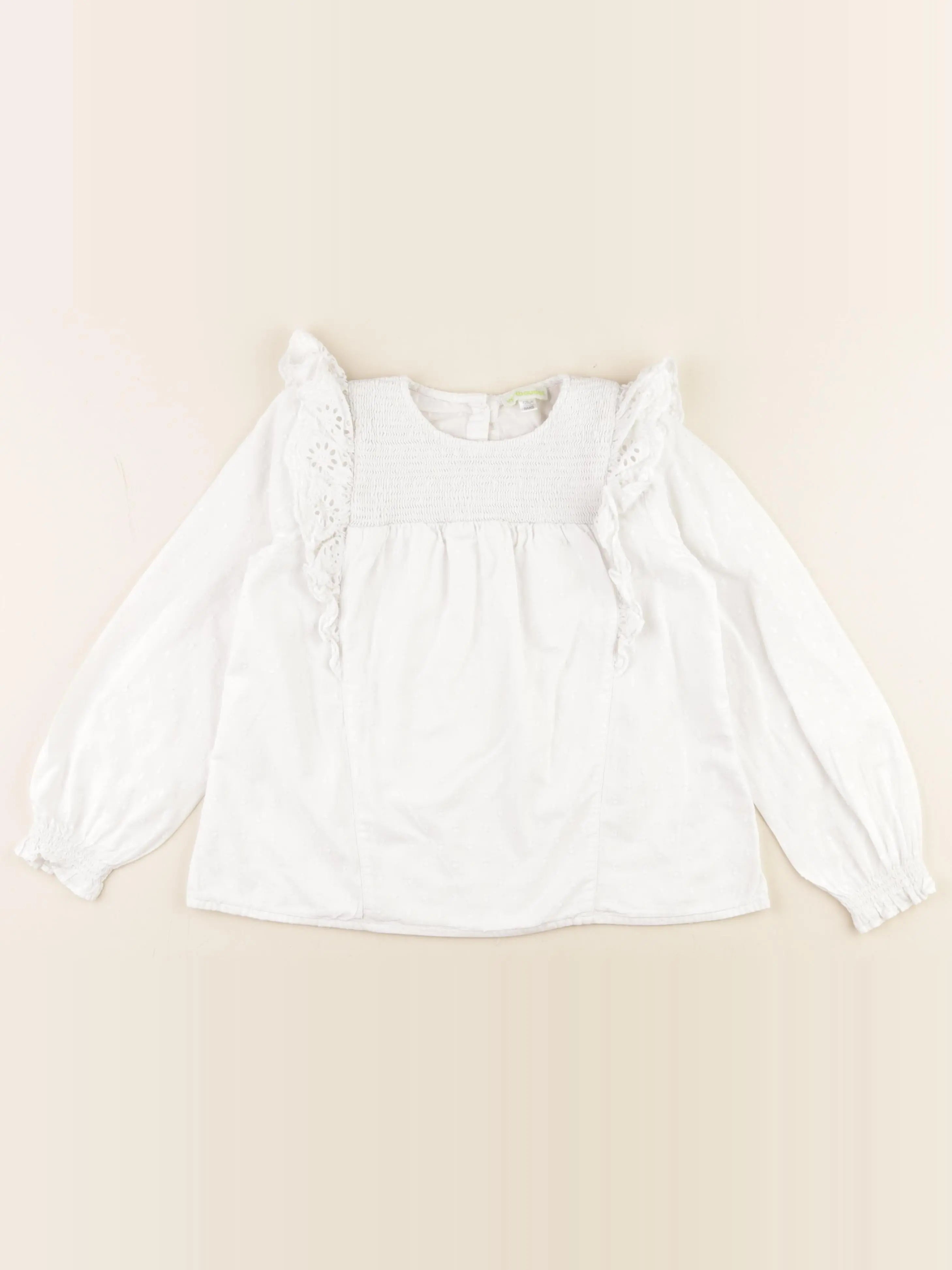 Vertbaudet - blouse blanc - 8 ans