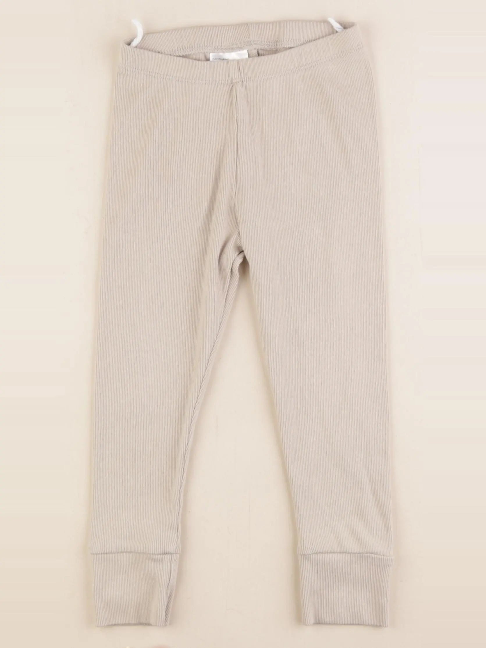 H&M - legging beige - 2/3 ans
