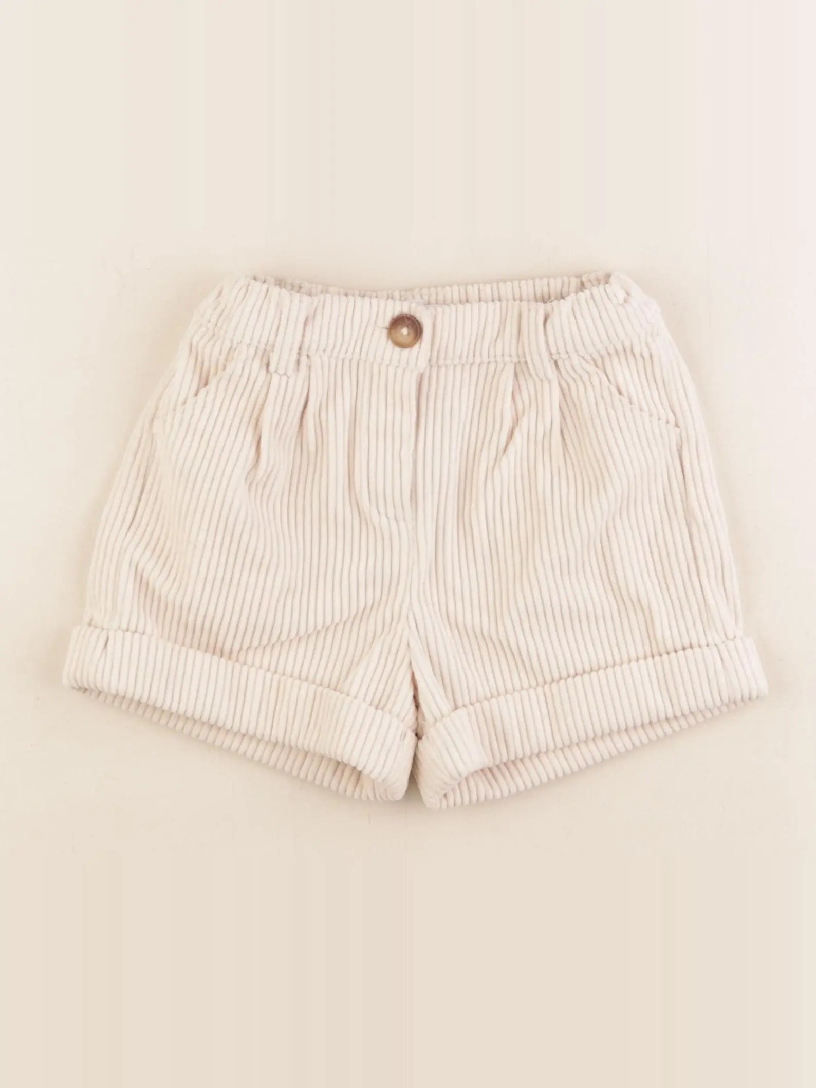Vertbaudet - short beige - 4 ans