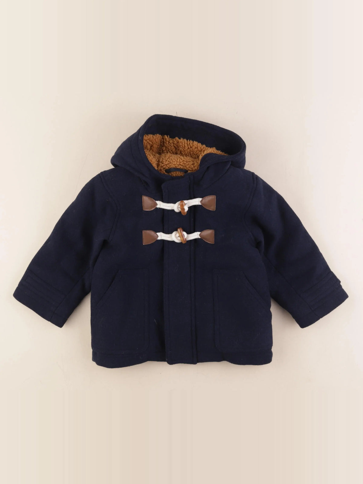 Vertbaudet - manteau bleu - 24 mois