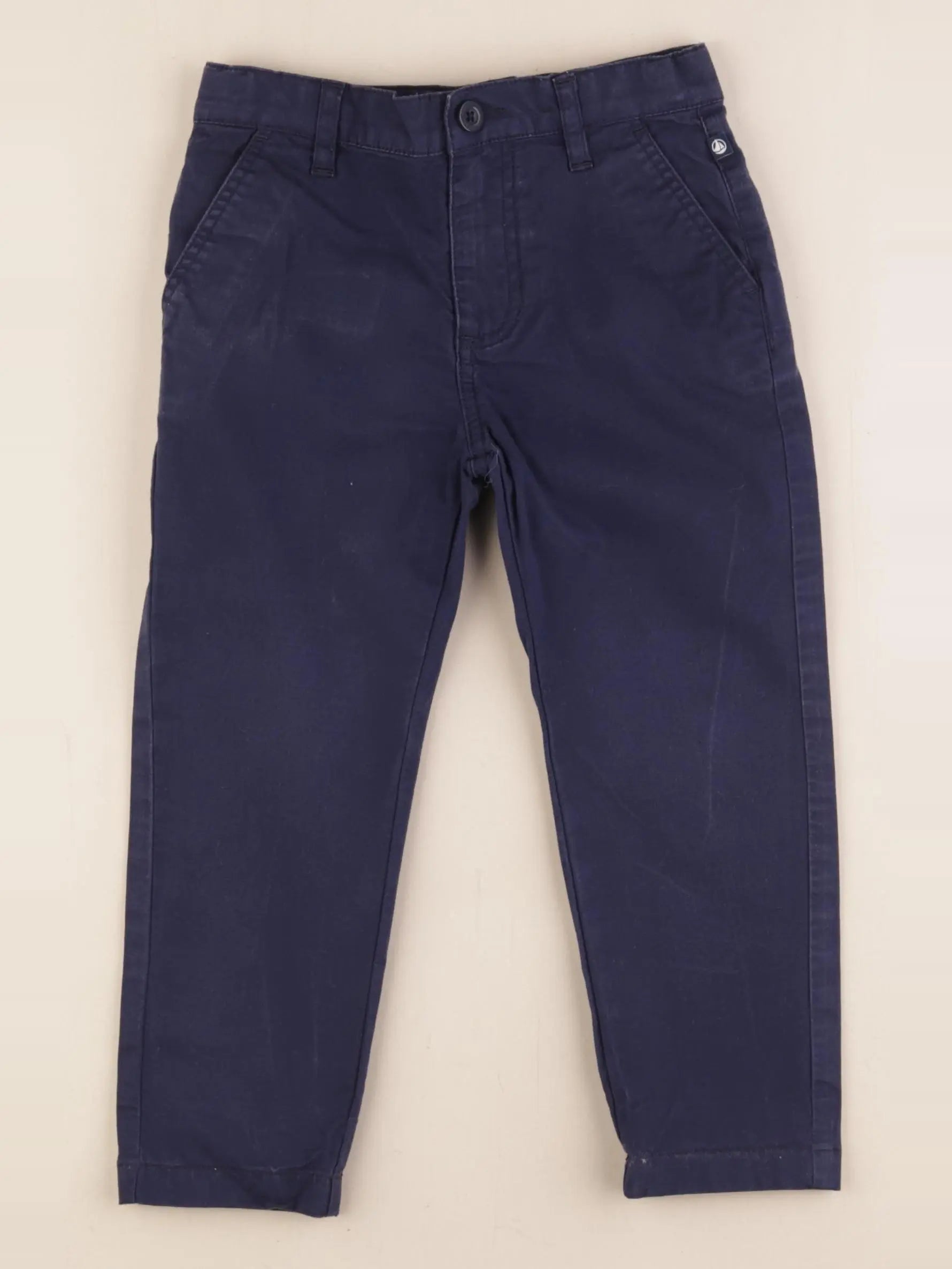 Petit Bateau - pantalon bleu - 4 ans
