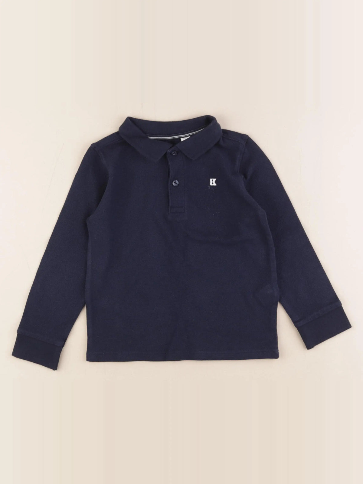 Okaidi - polo bleu - 4 ans