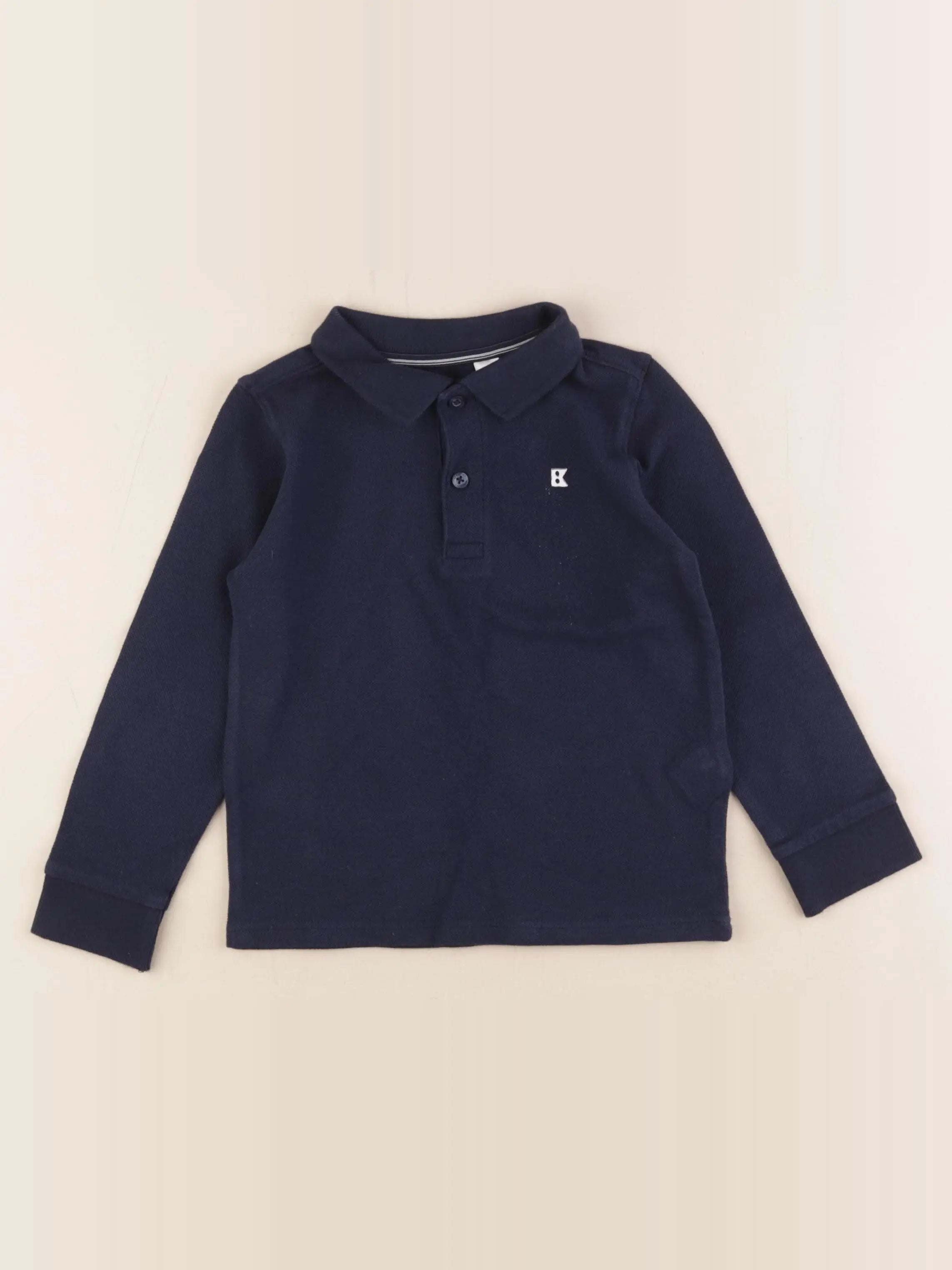 Okaidi - polo bleu - 4 ans