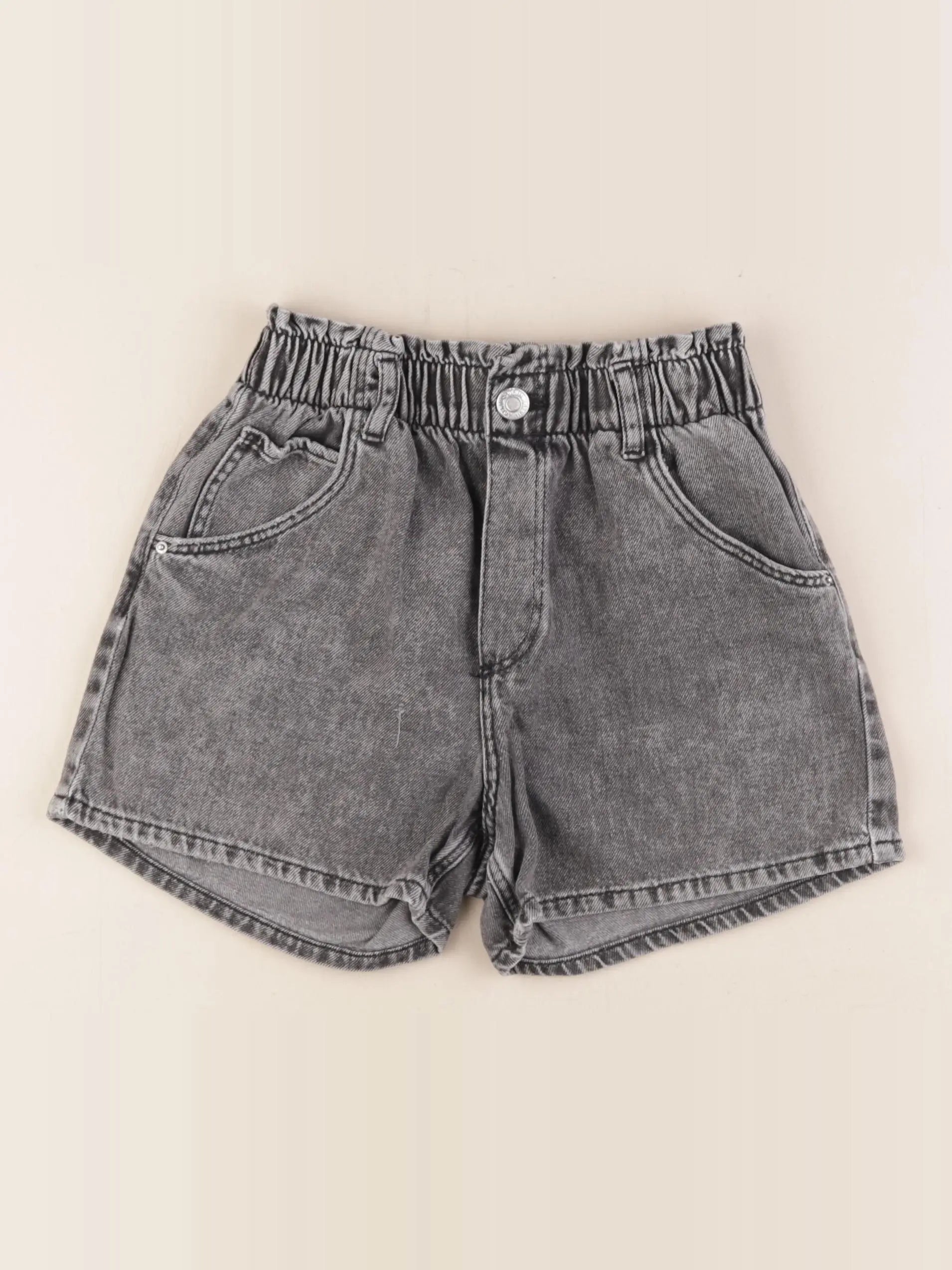H&M - short gris - 8/9 ans