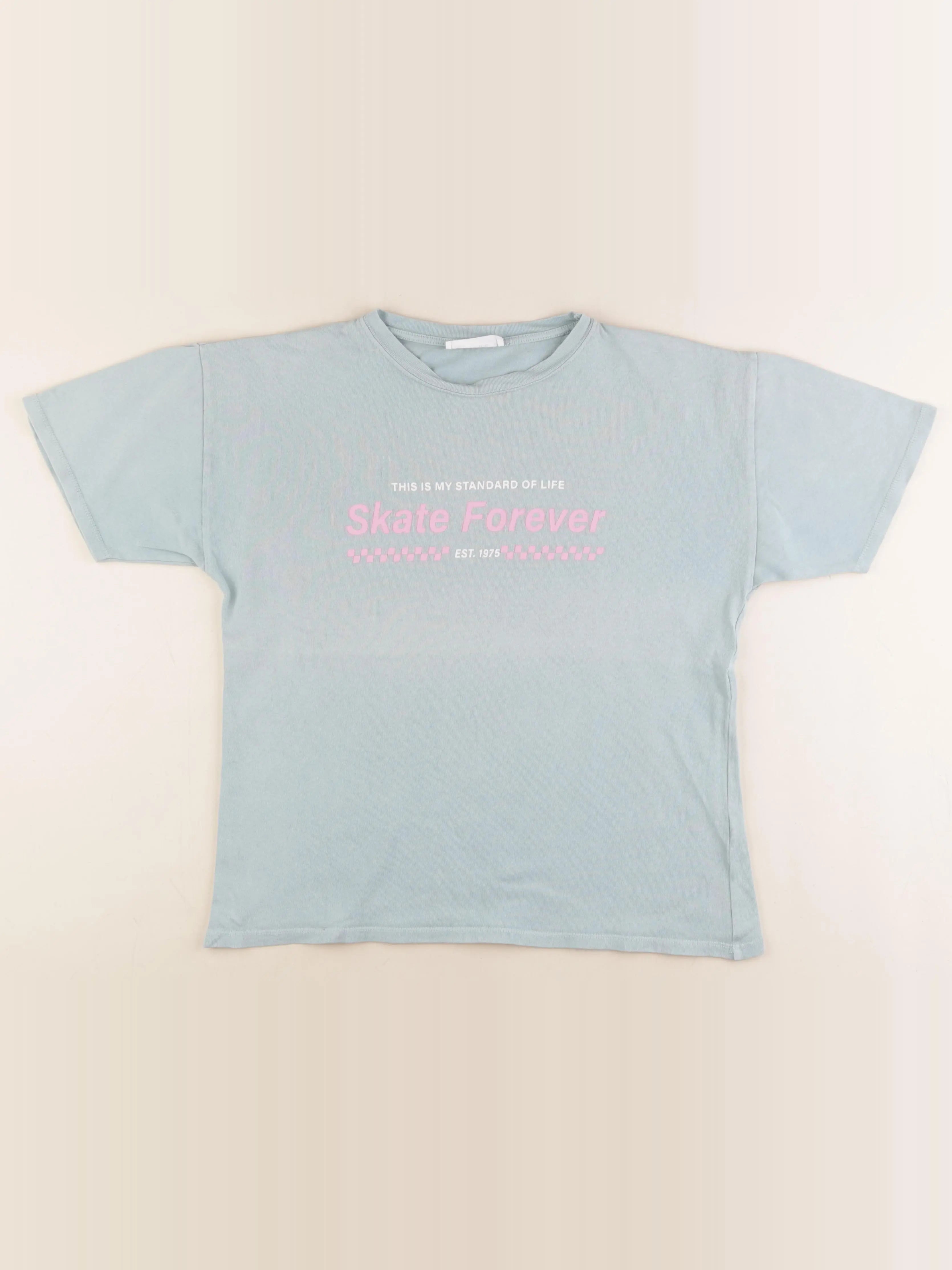 Zara - tee-shirt bleu - 11/12 ans