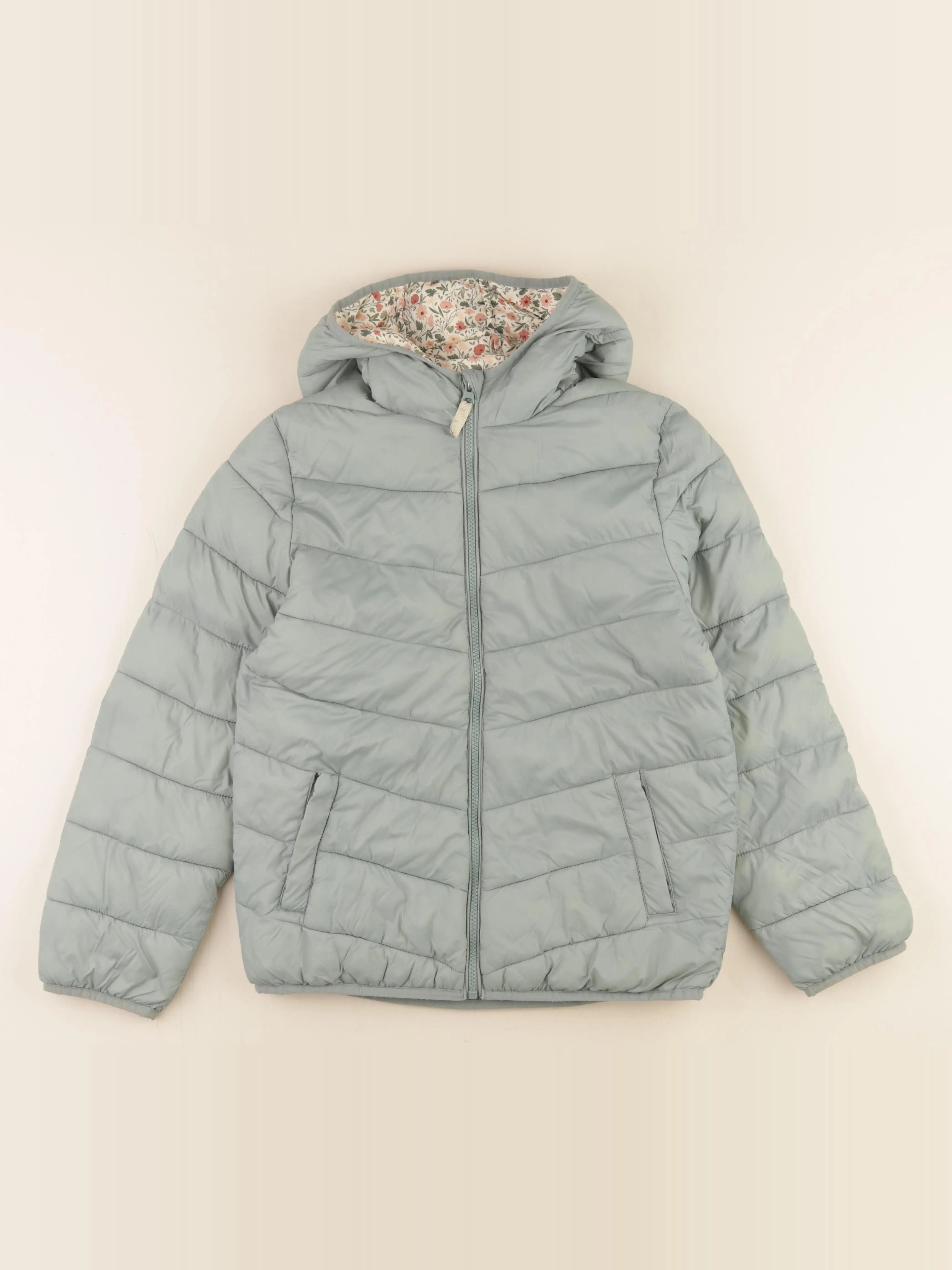 Vertbaudet - doudoune vert - 14 ans