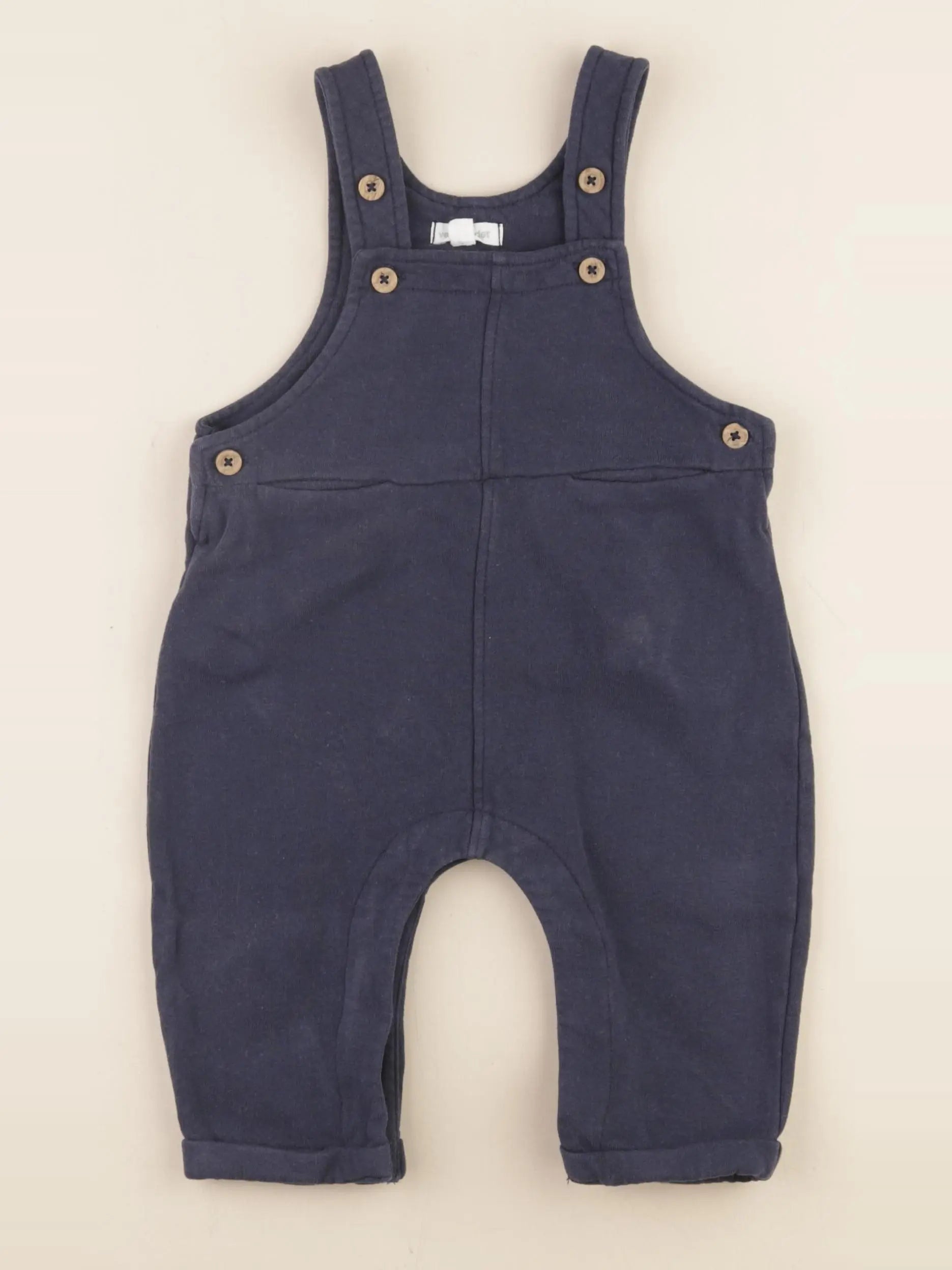 Vertbaudet - salopette bleu - 12 mois