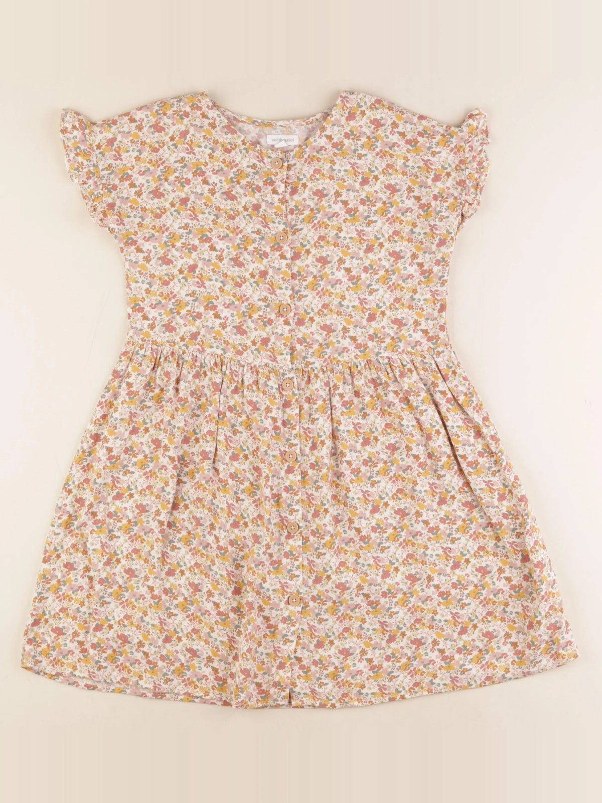 Vertbaudet - robe multicolore - 9 ans