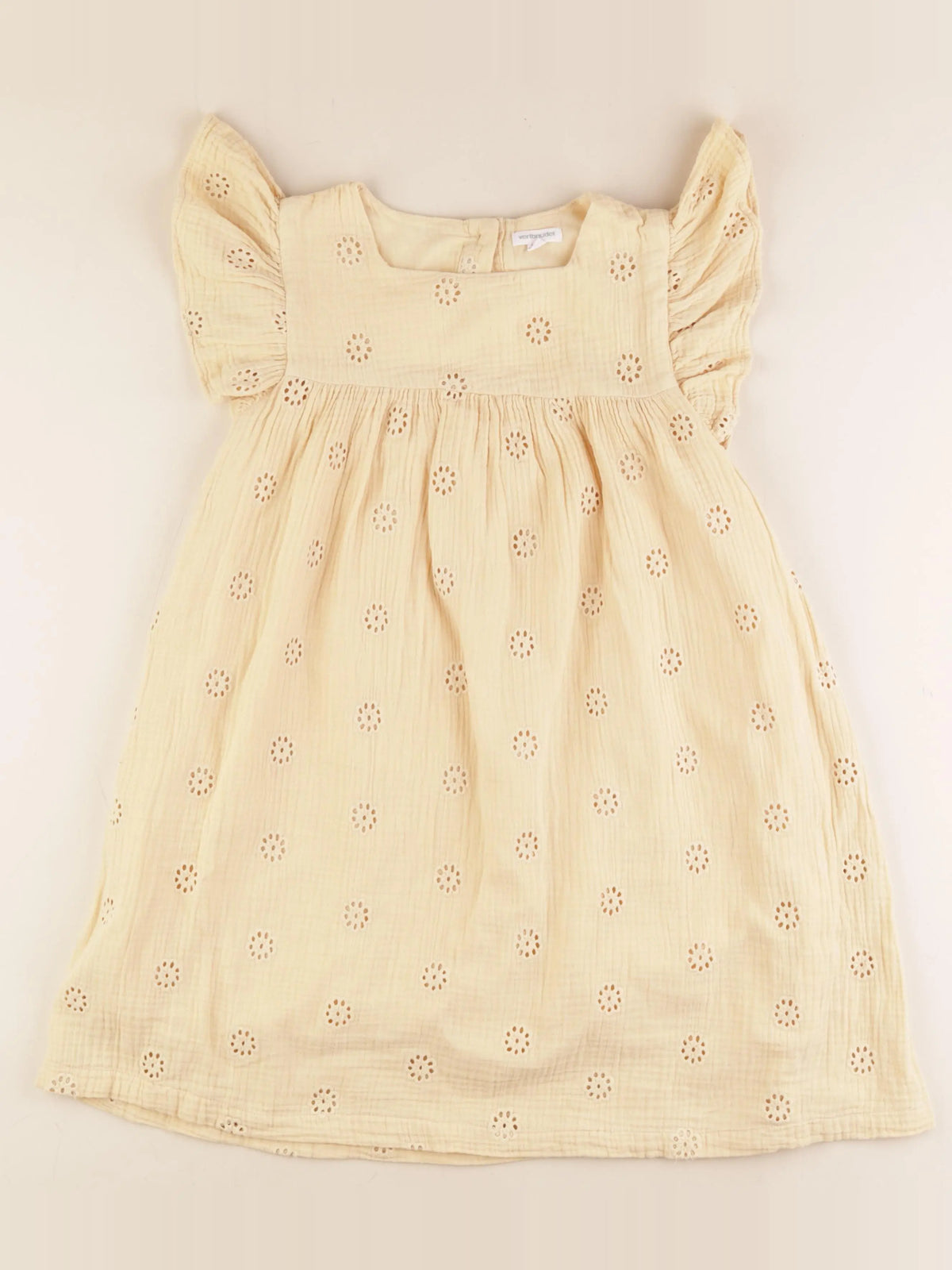 Vertbaudet - robe jaune - 10 ans