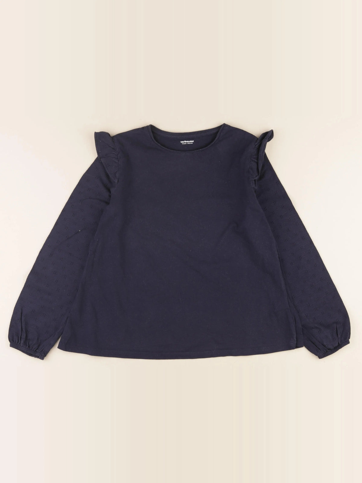 Vertbaudet - tee-shirt bleu - 12 ans