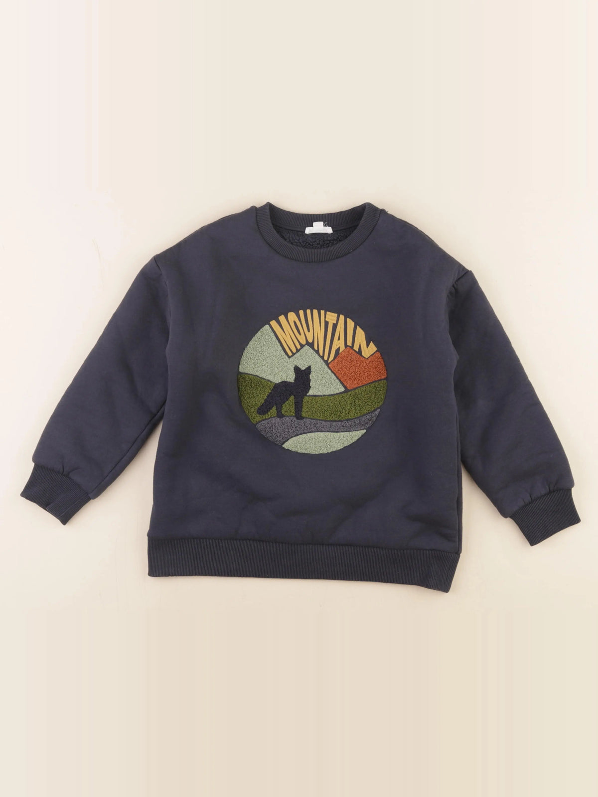 Vertbaudet - sweat bleu - 8 ans