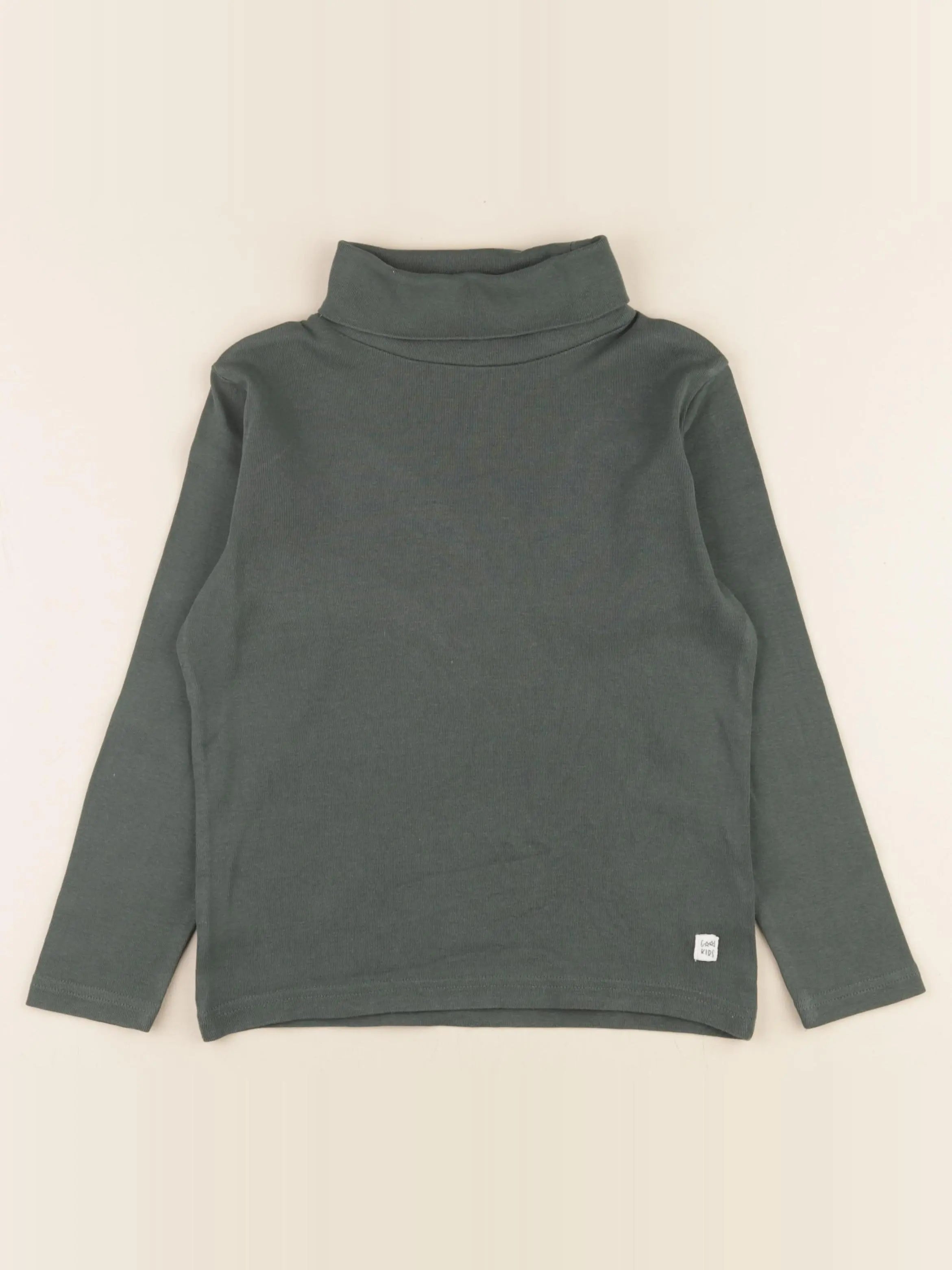 Vertbaudet - sous-pull vert - 8 ans
